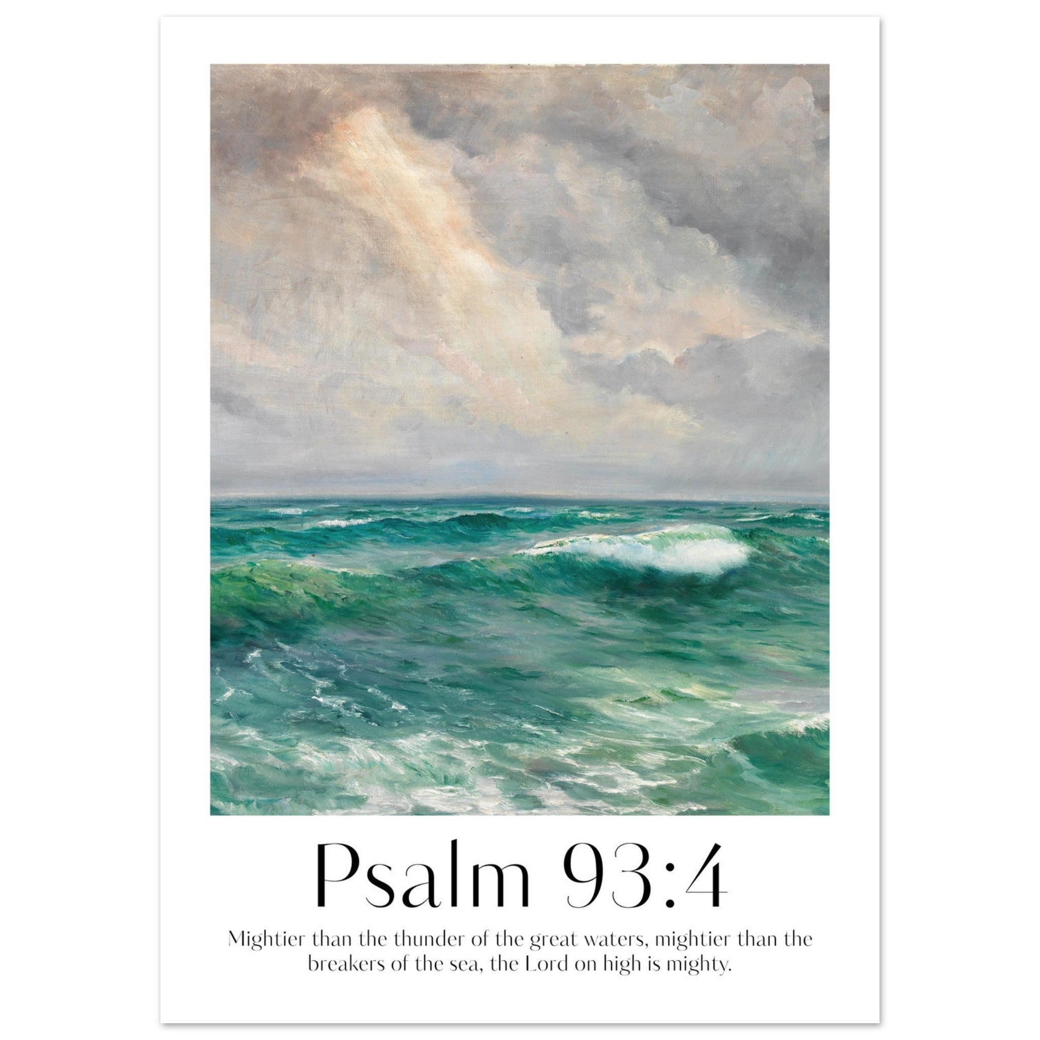 Psalm 93:4 Print - The Christian Art Company