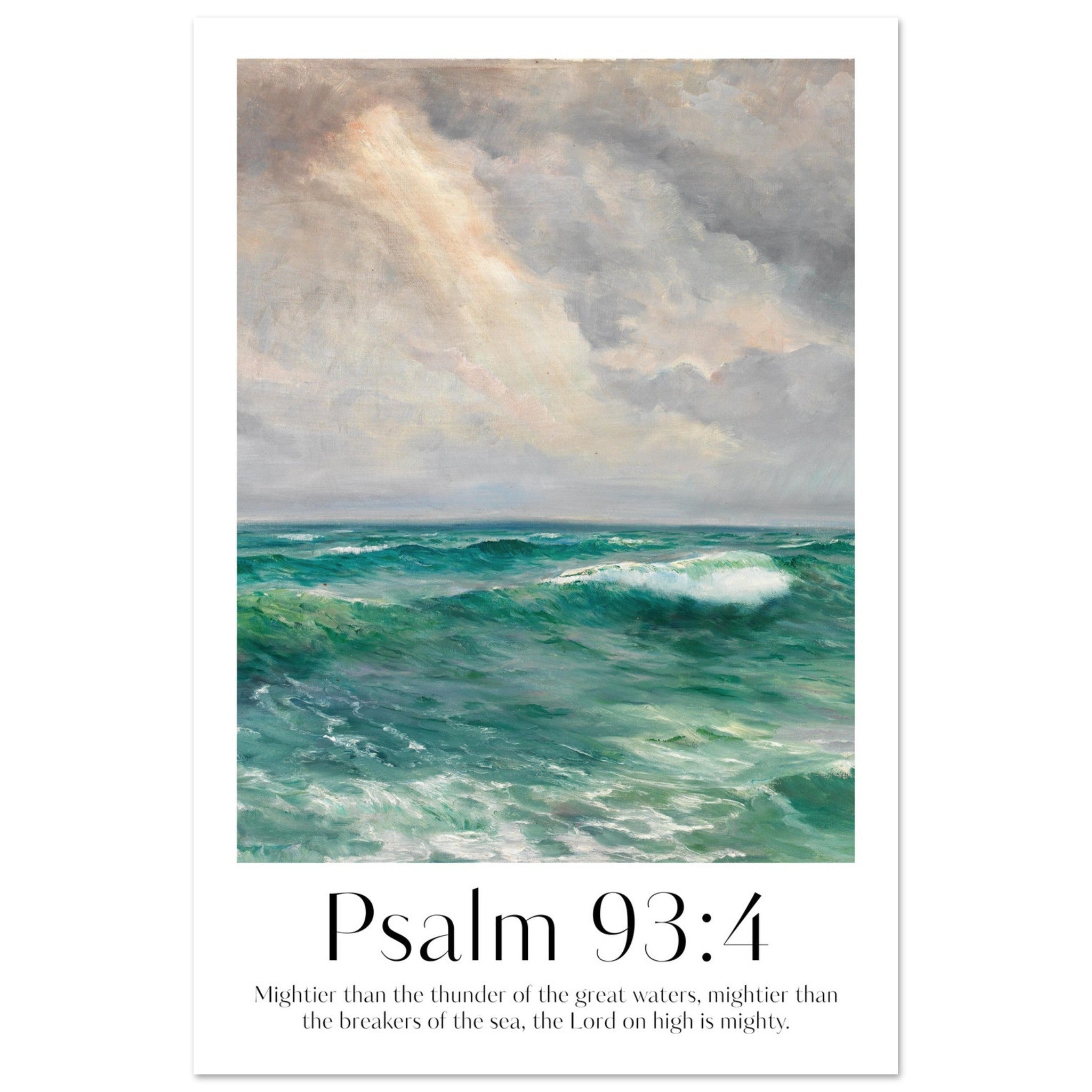Psalm 93:4 Print - The Christian Art Company