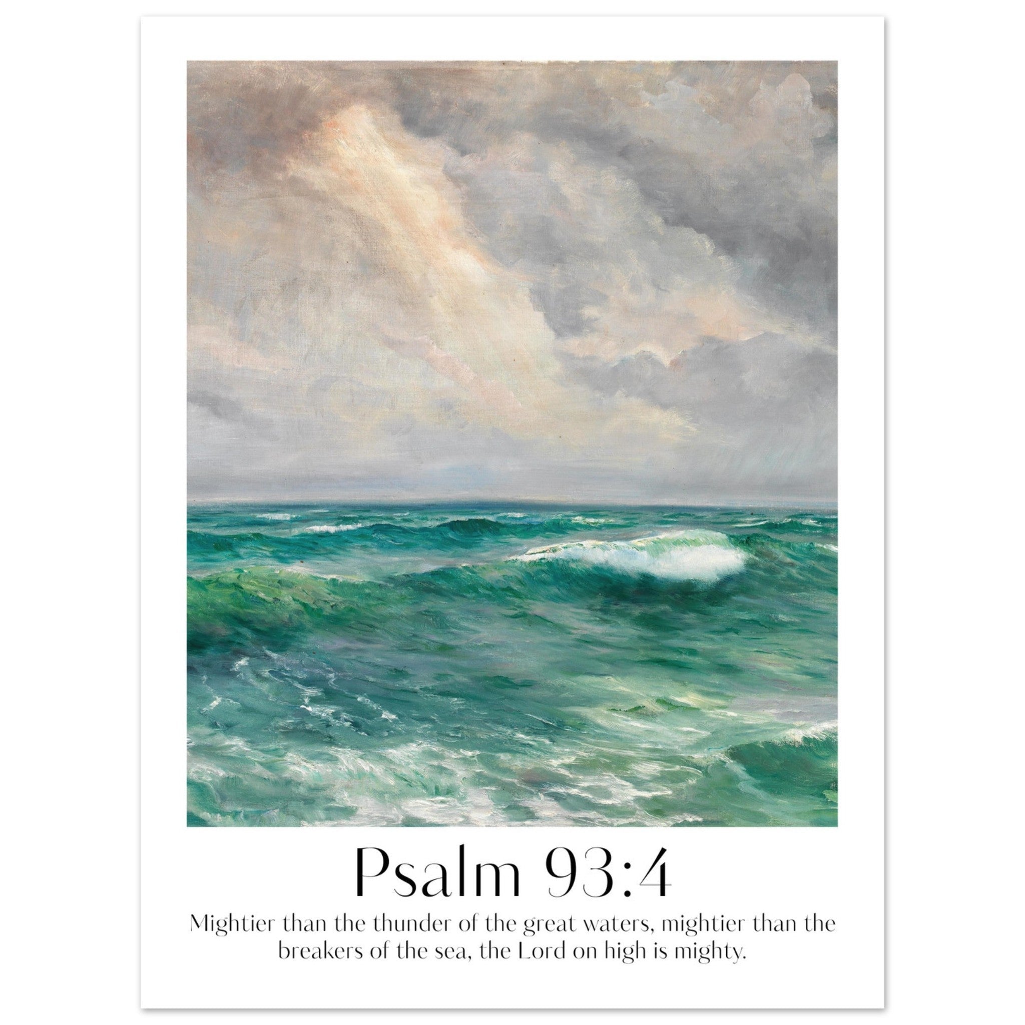 Psalm 93:4 Print - The Christian Art Company