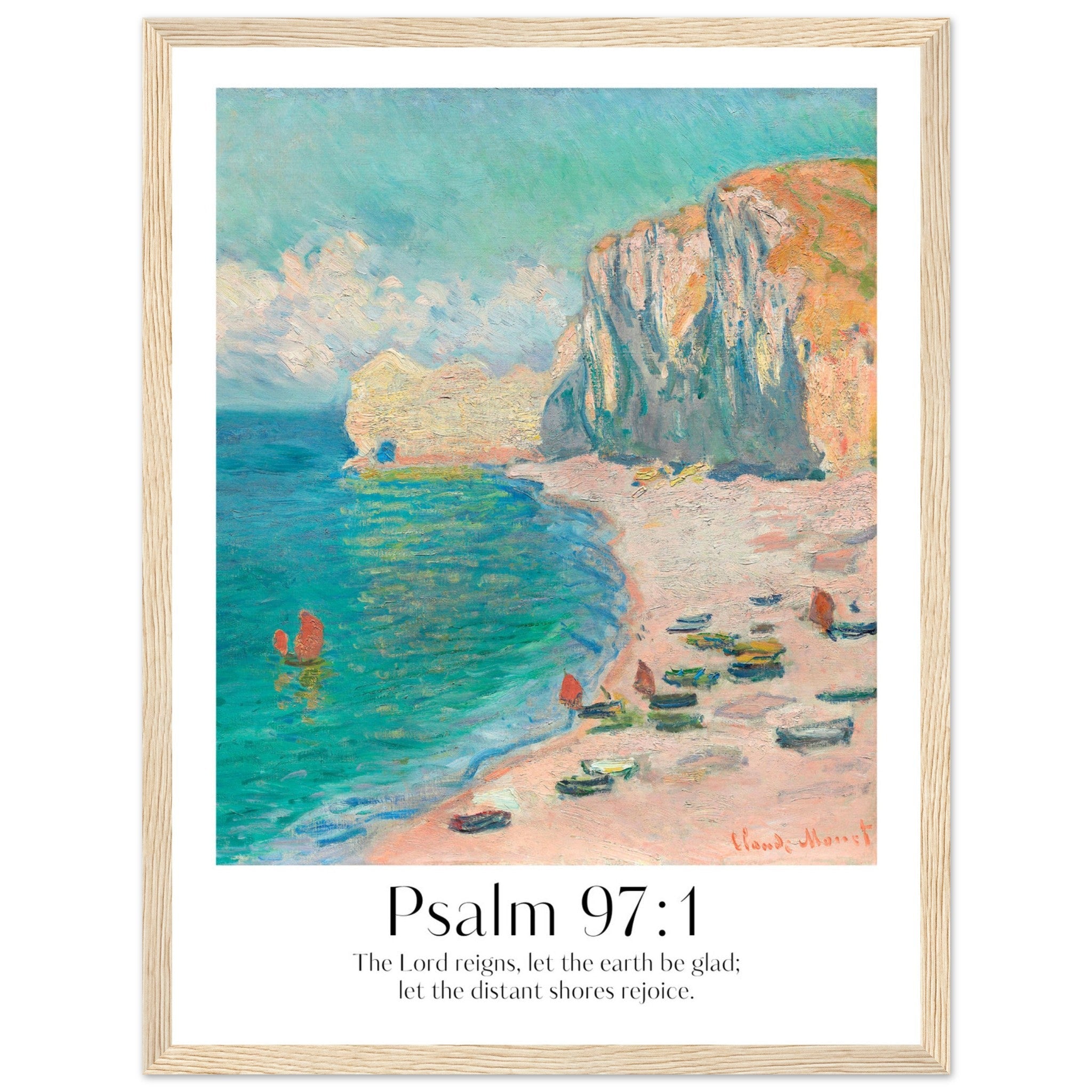 Psalm 97:1 Print - The Christian Art Company