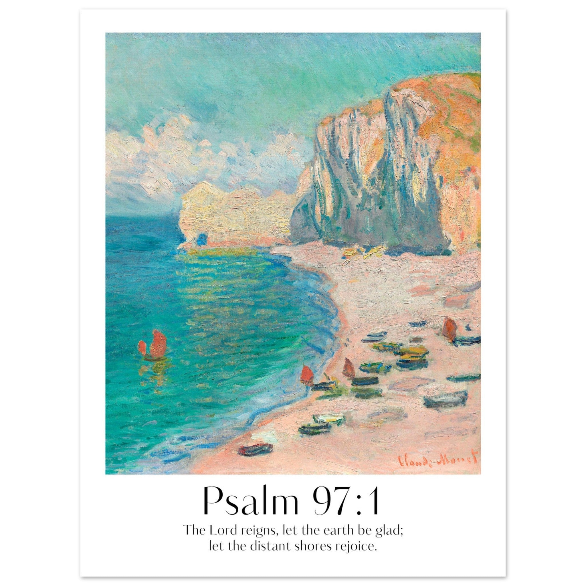 Psalm 97:1 Print - The Christian Art Company