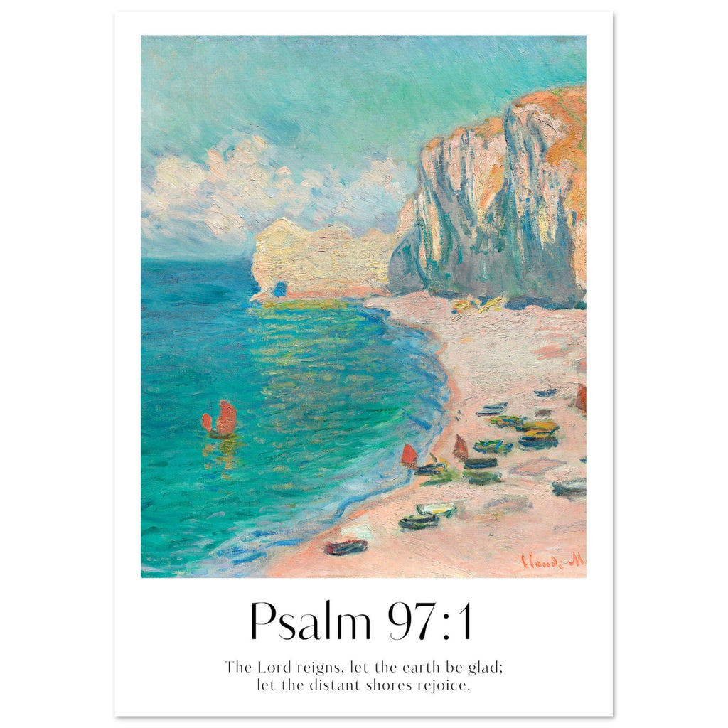 Psalm 97:1 Print - The Christian Art Company