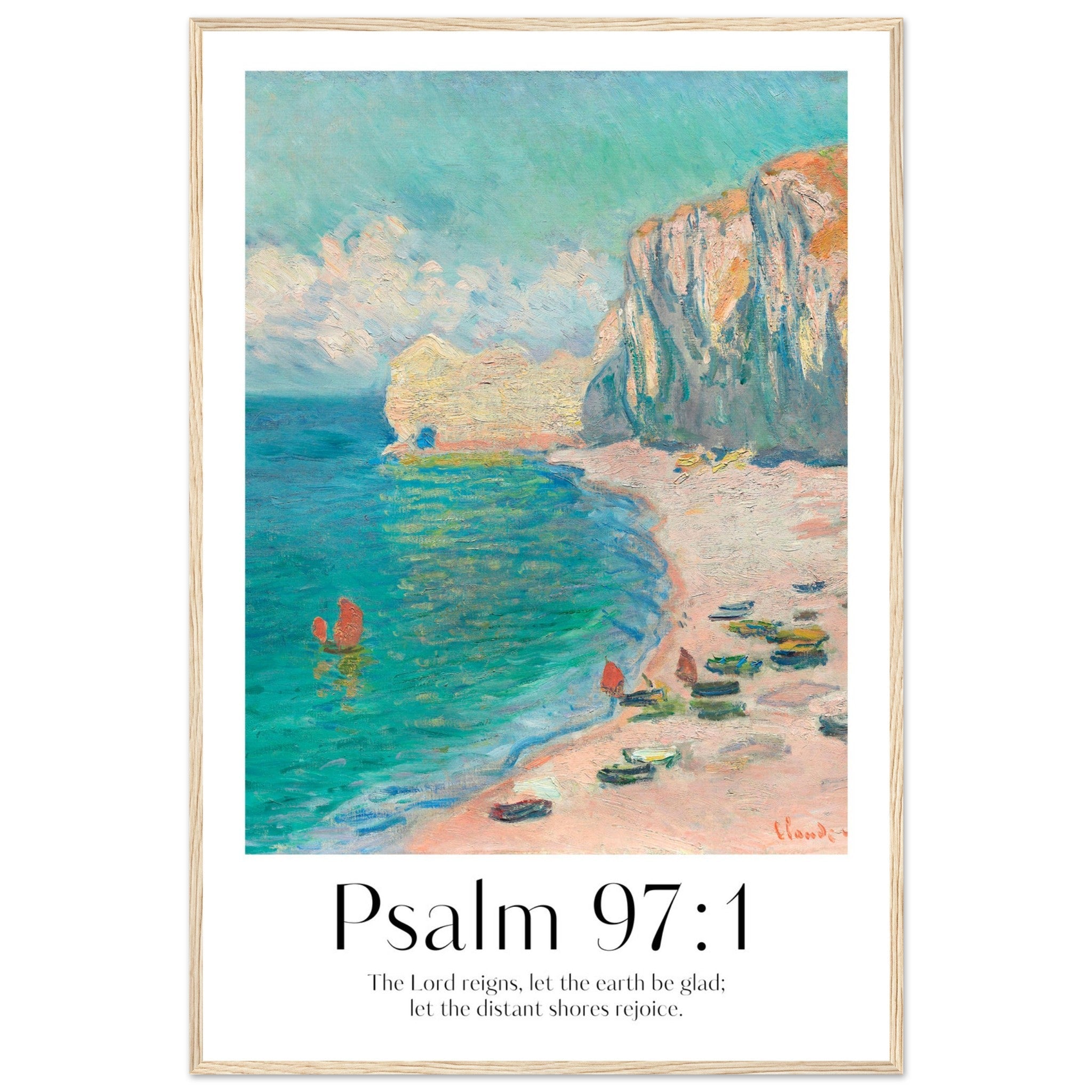 Psalm 97:1 Print - The Christian Art Company