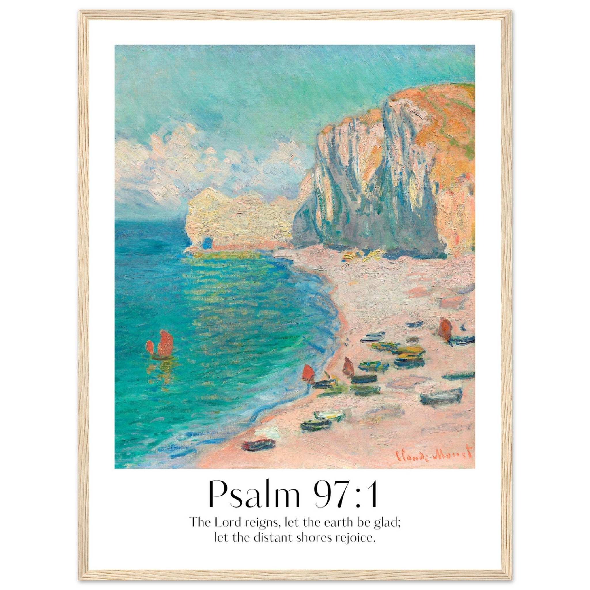 Psalm 97:1 Print - The Christian Art Company