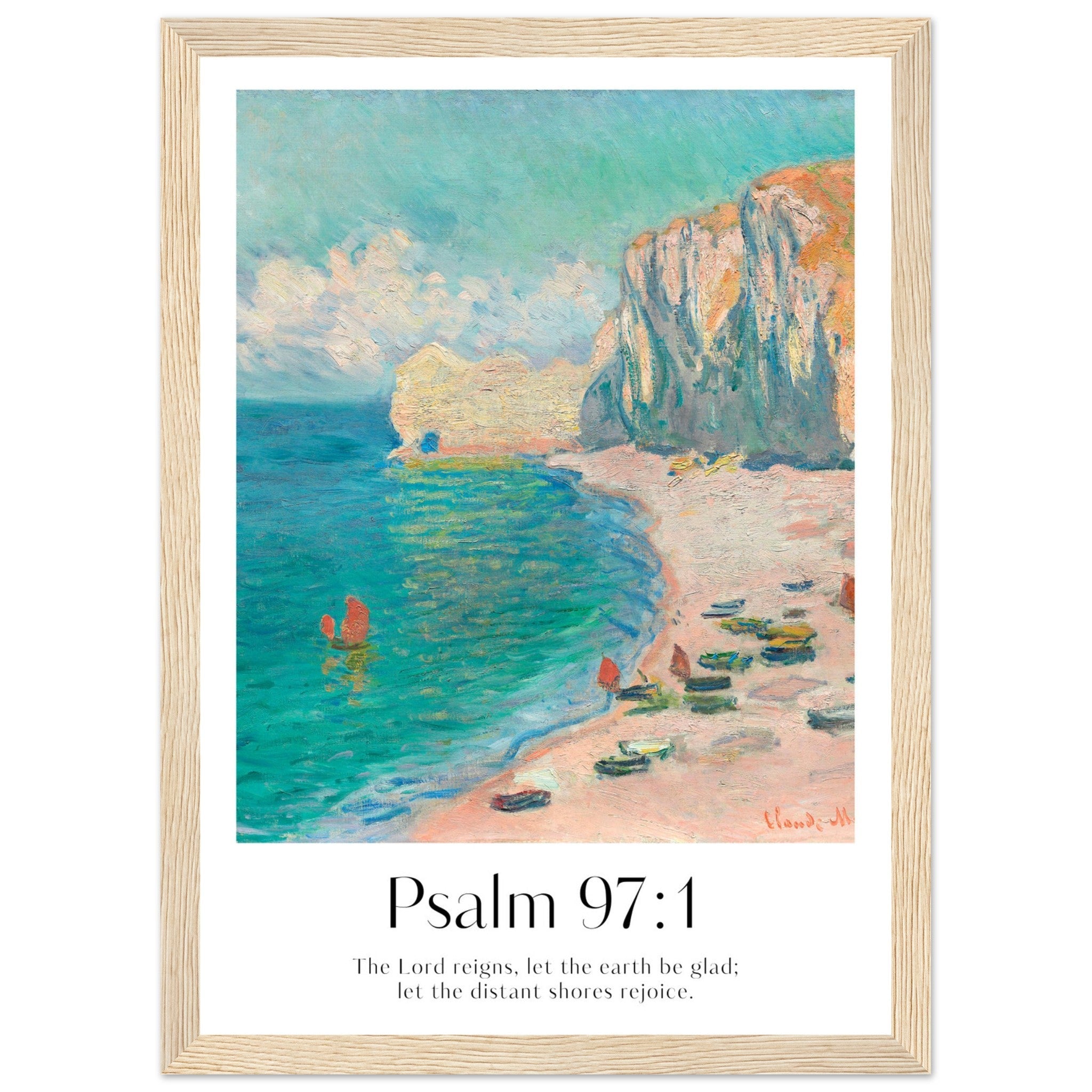 Psalm 97:1 Print - The Christian Art Company