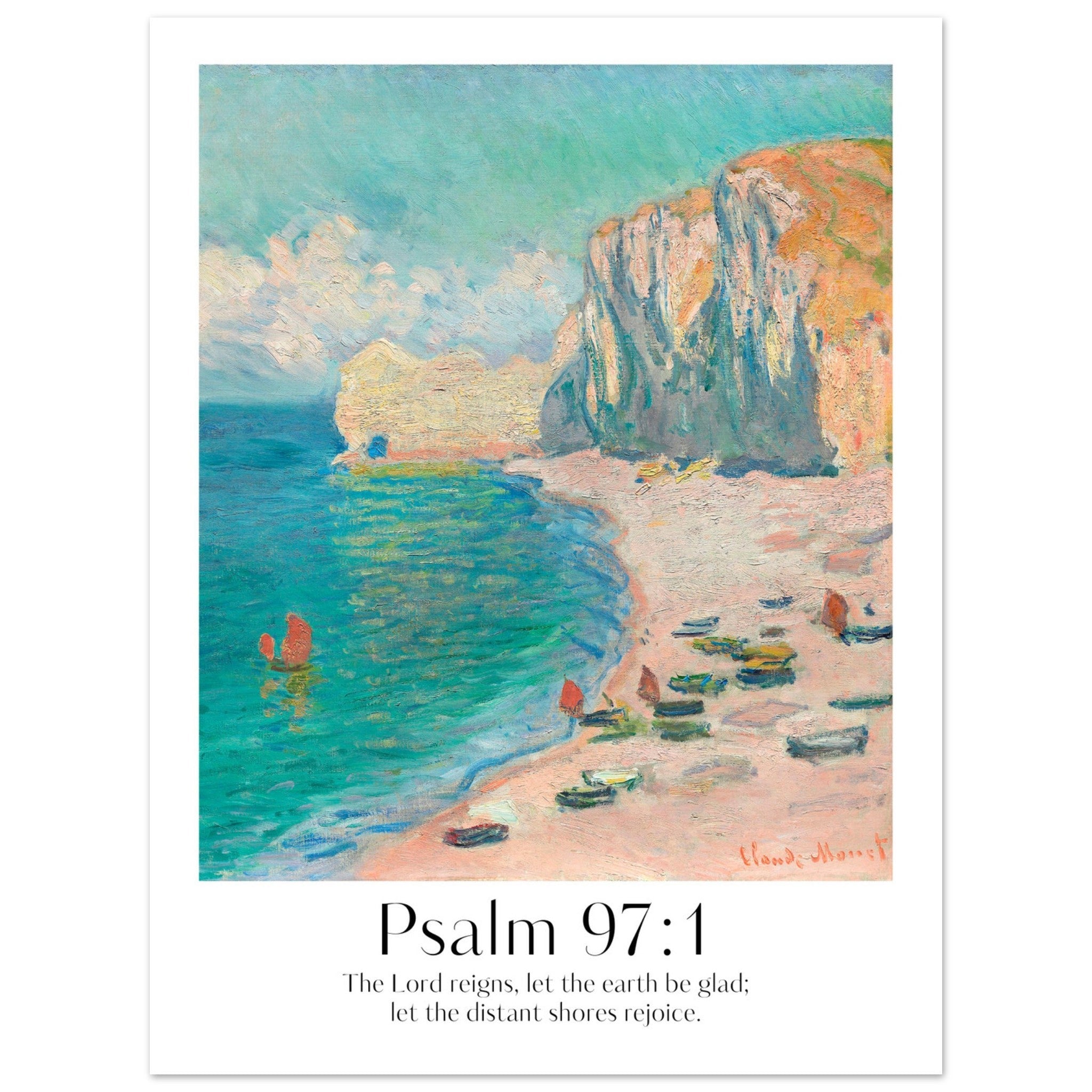 Psalm 97:1 Print - The Christian Art Company