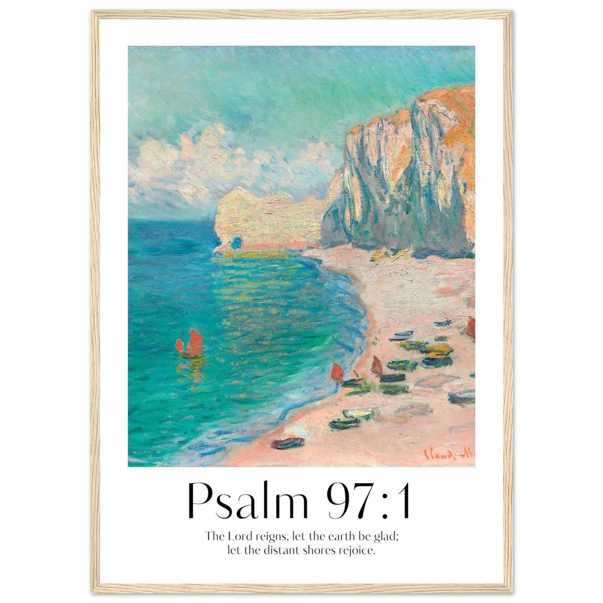 Psalm 97:1 Print - The Christian Art Company