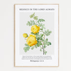 Rejoice In The Lord Always Print - The Christian Art Company