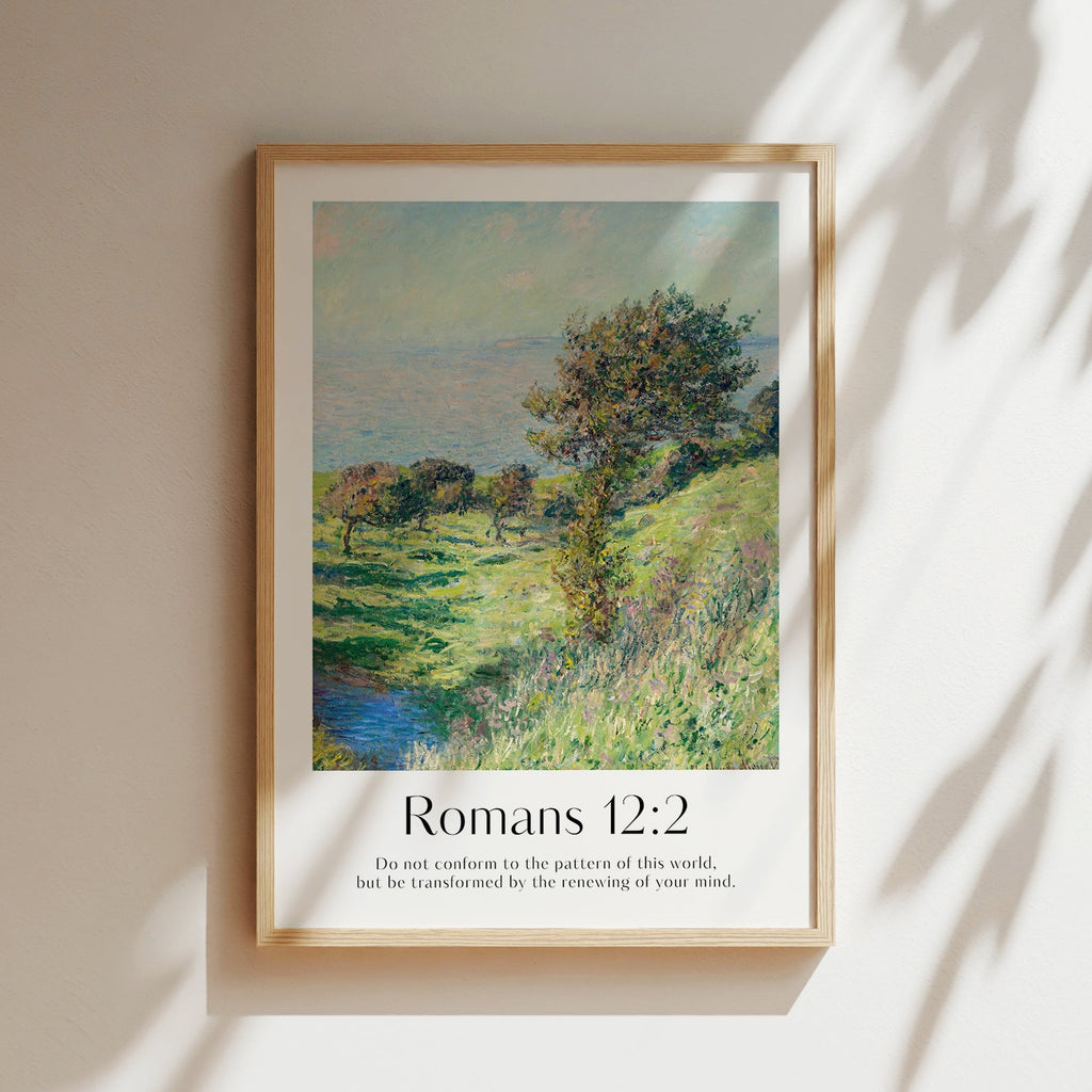 Romans 12:2 Print - The Christian Art Company