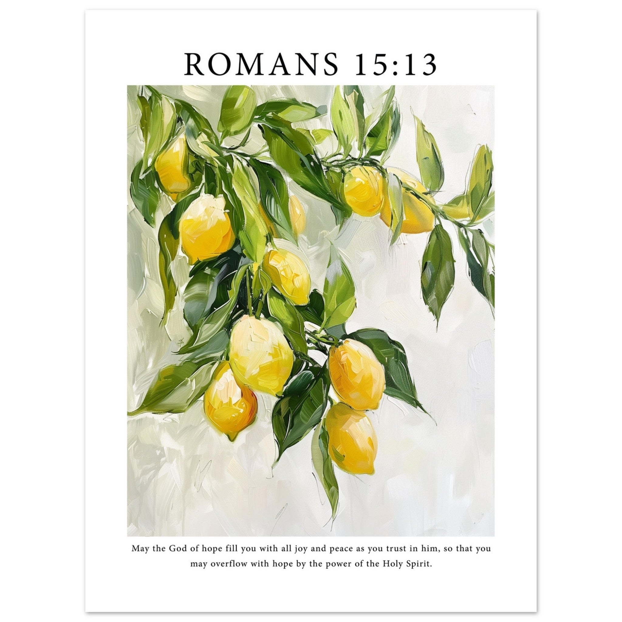 Romans 15:13 Print - The Christian Art Company