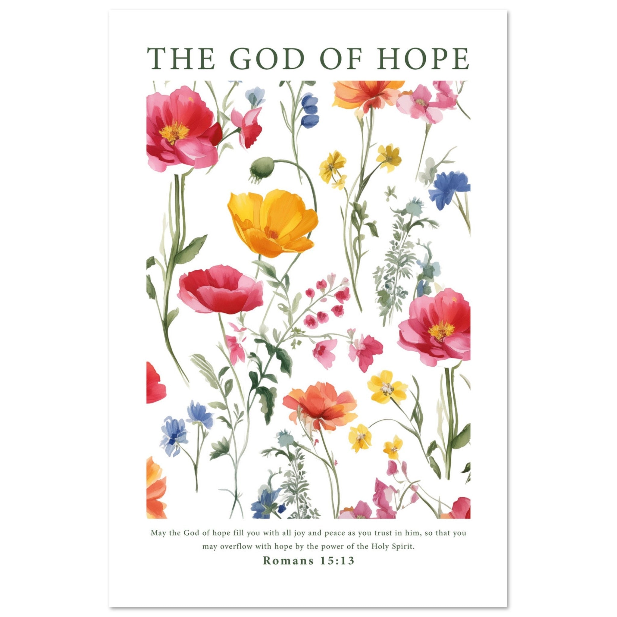 'The God Of Hope' Print - The Christian Art Company