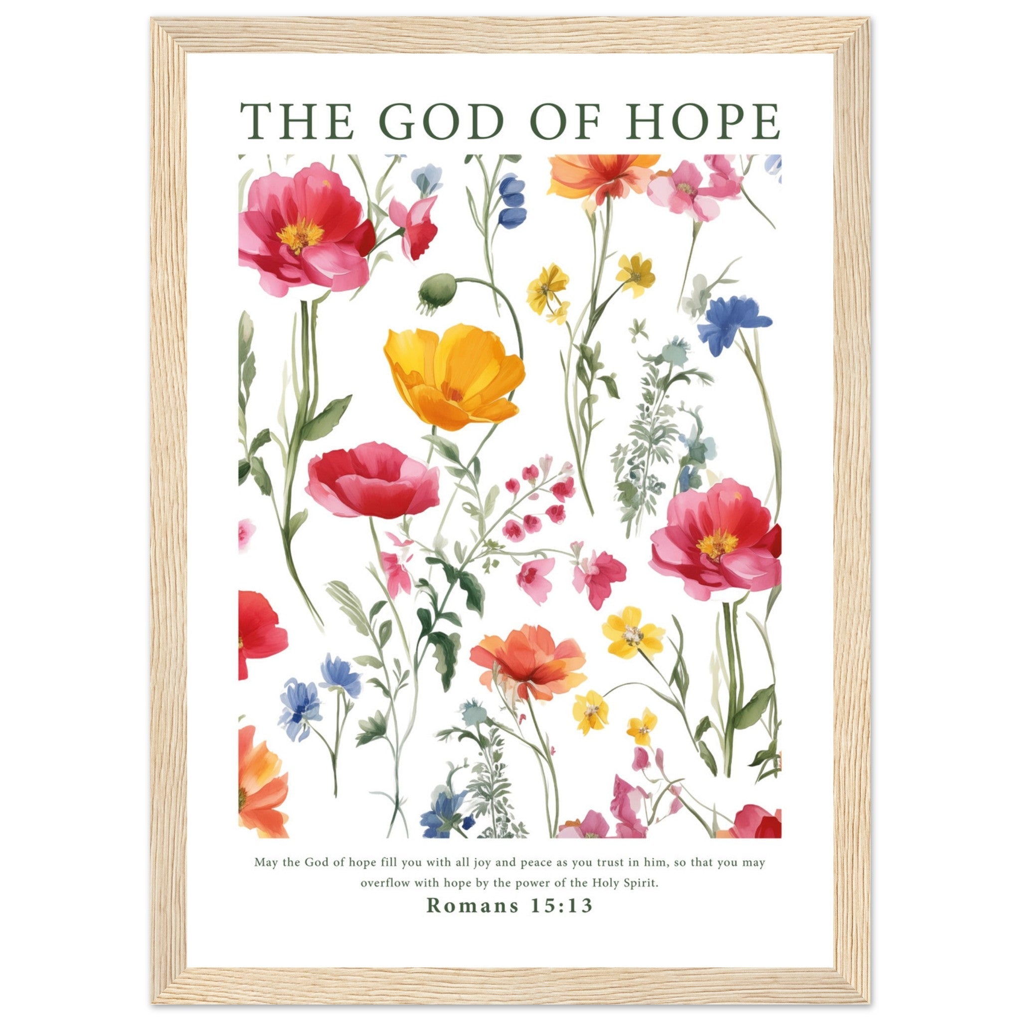 'The God Of Hope' Print - The Christian Art Company