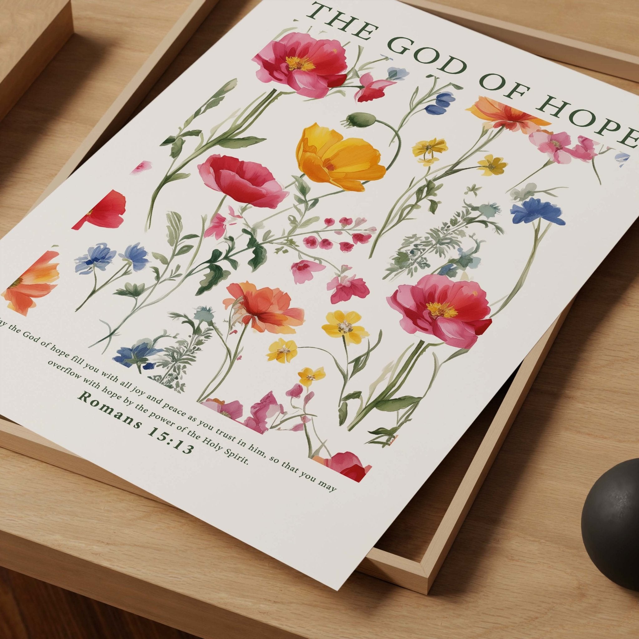 'The God Of Hope' Print - The Christian Art Company