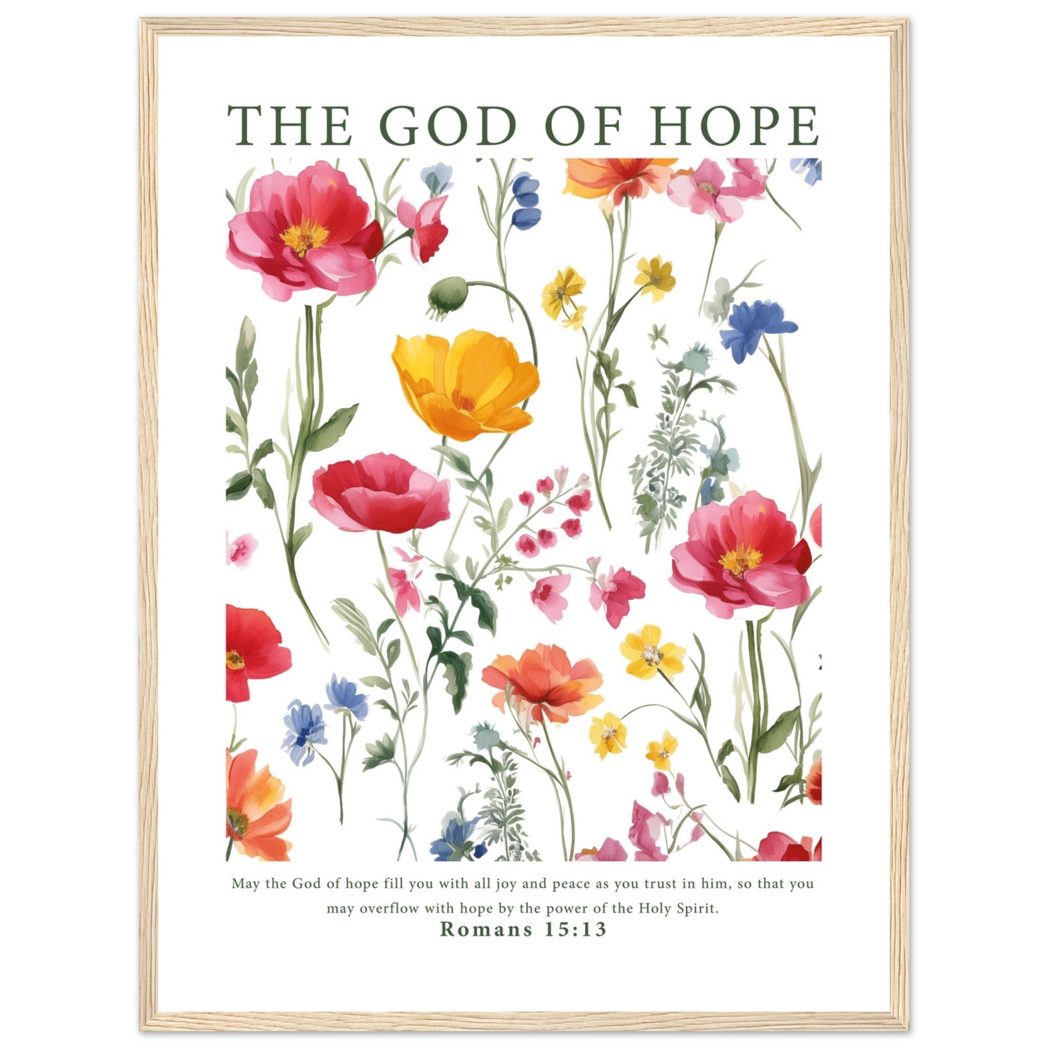 'The God Of Hope' Print - The Christian Art Company
