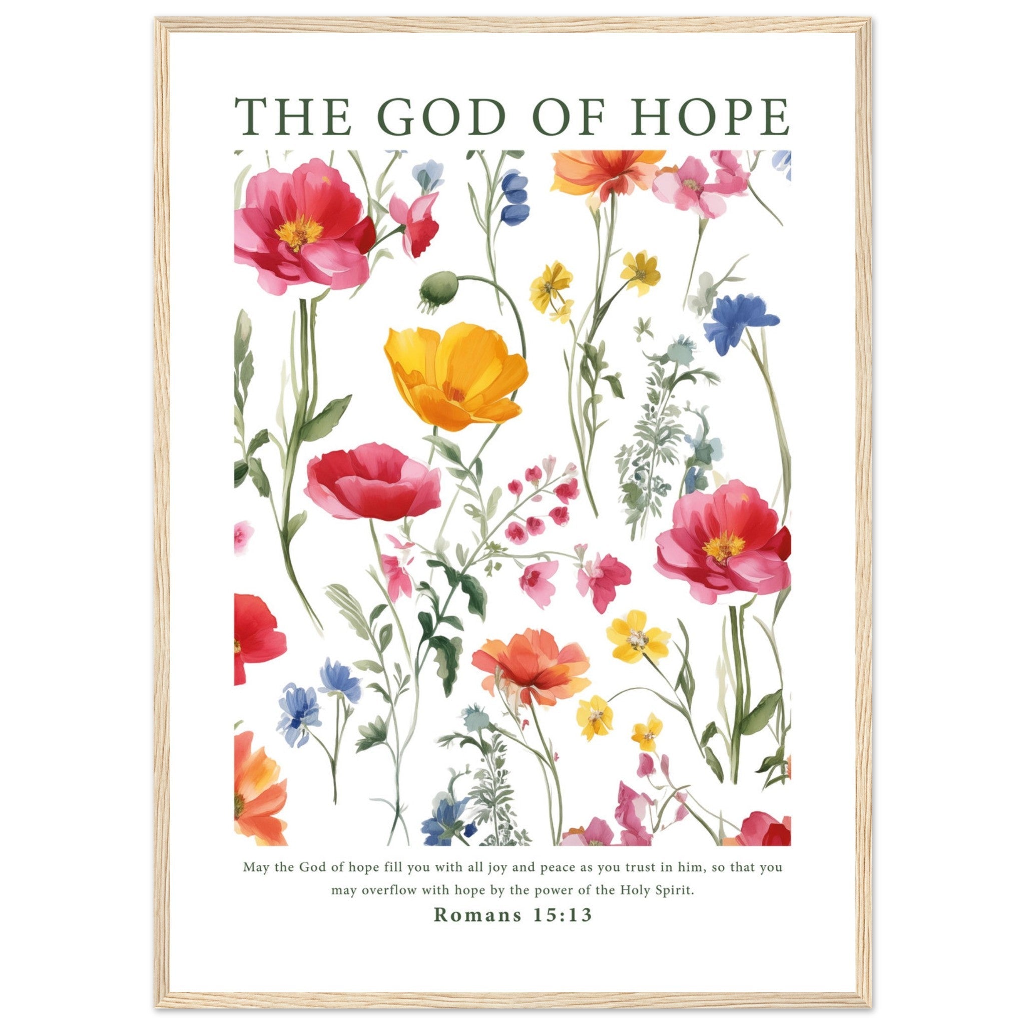 'The God Of Hope' Print - The Christian Art Company