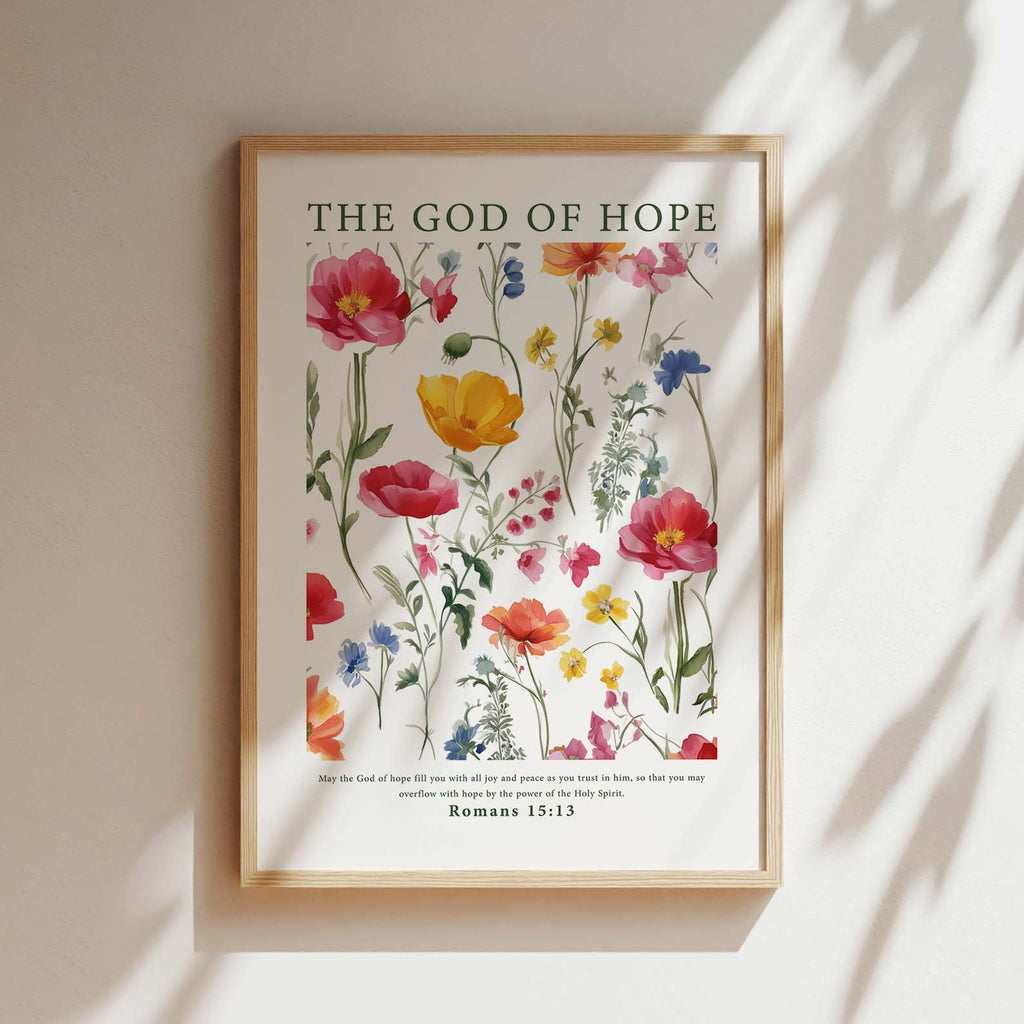 'The God Of Hope' Print - The Christian Art Company