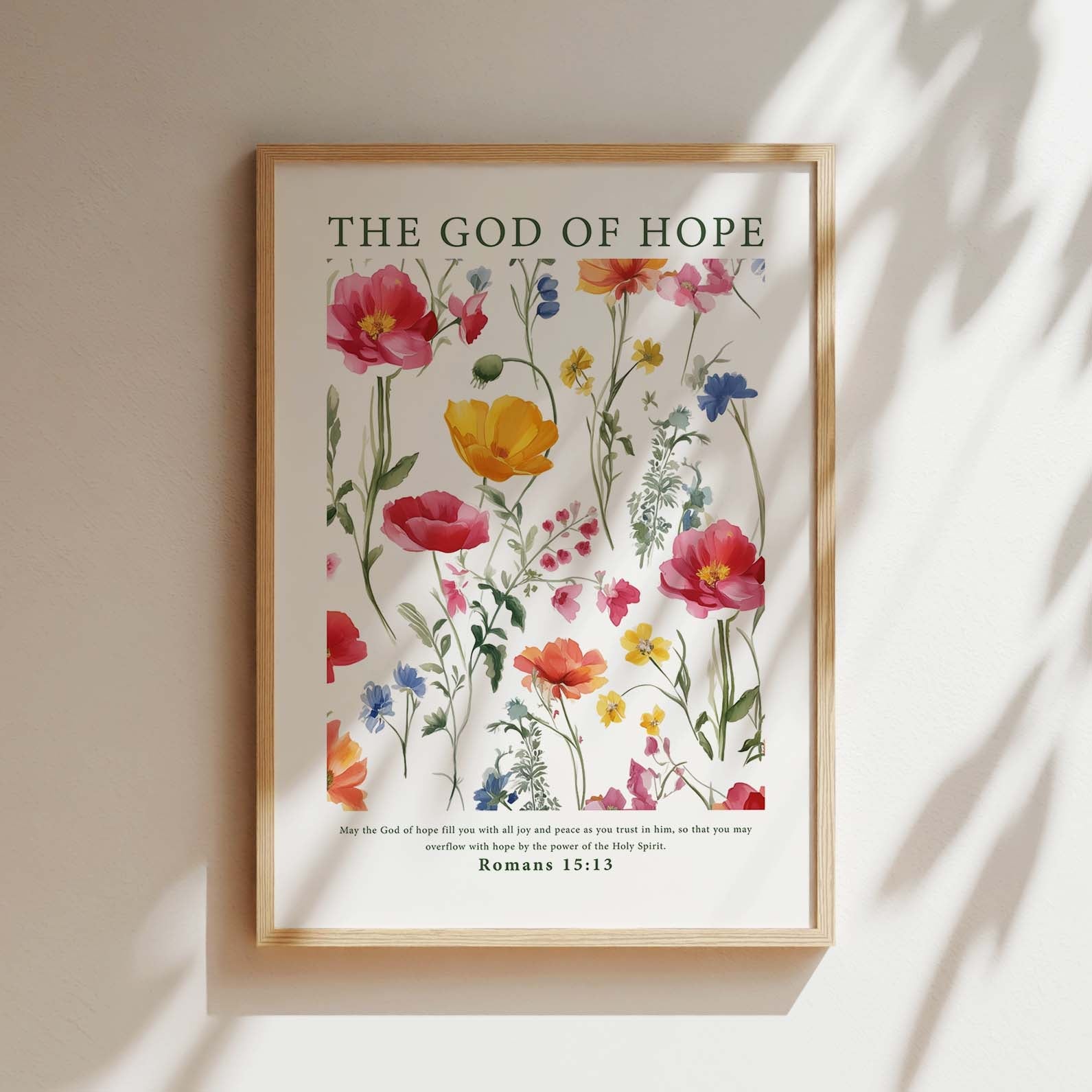 'The God Of Hope' Print - The Christian Art Company