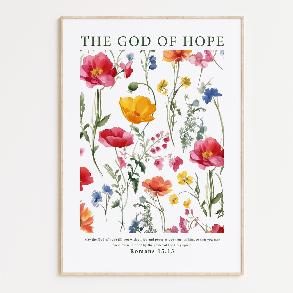 'The God Of Hope' Print - The Christian Art Company