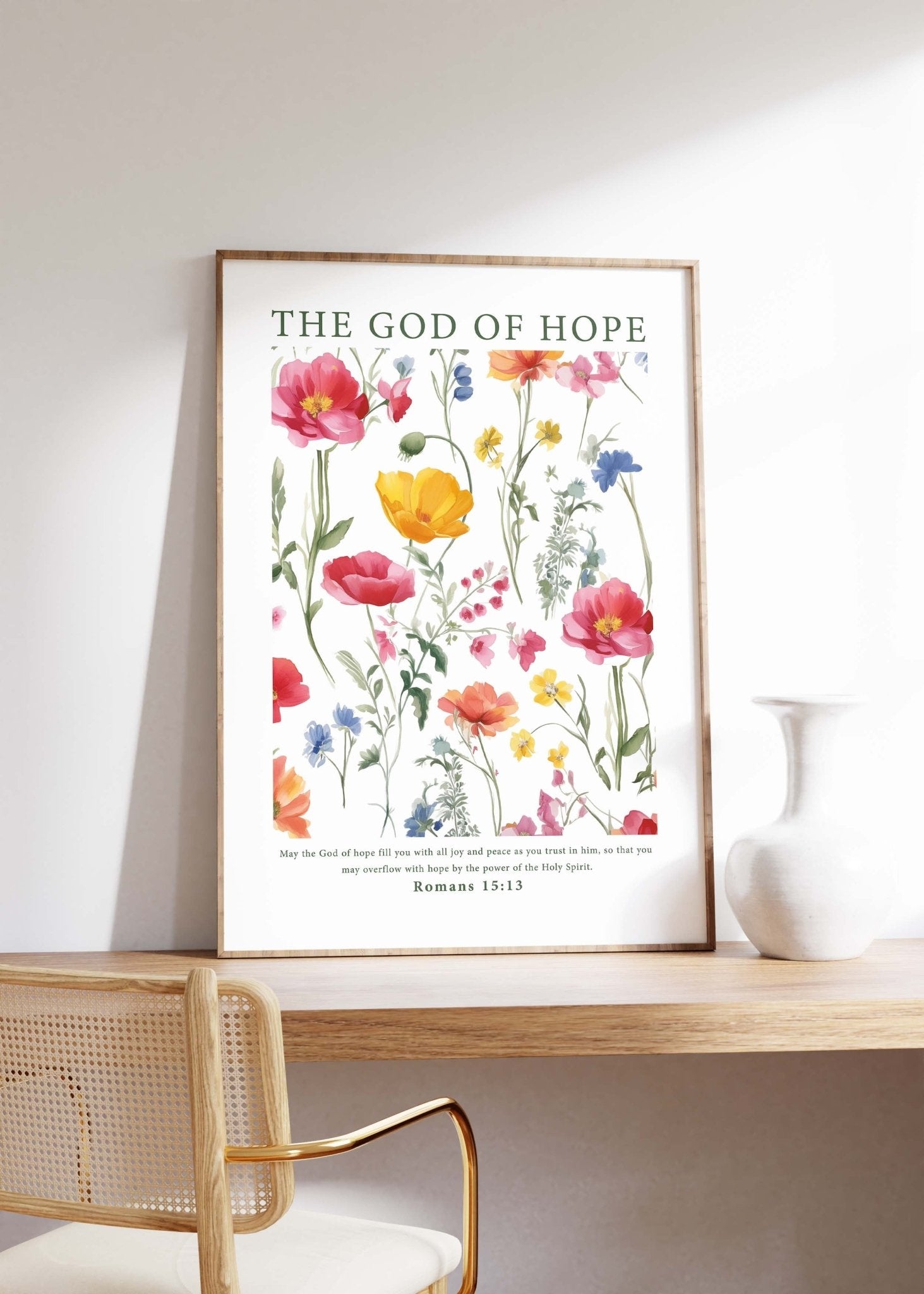 'The God Of Hope' Print - The Christian Art Company