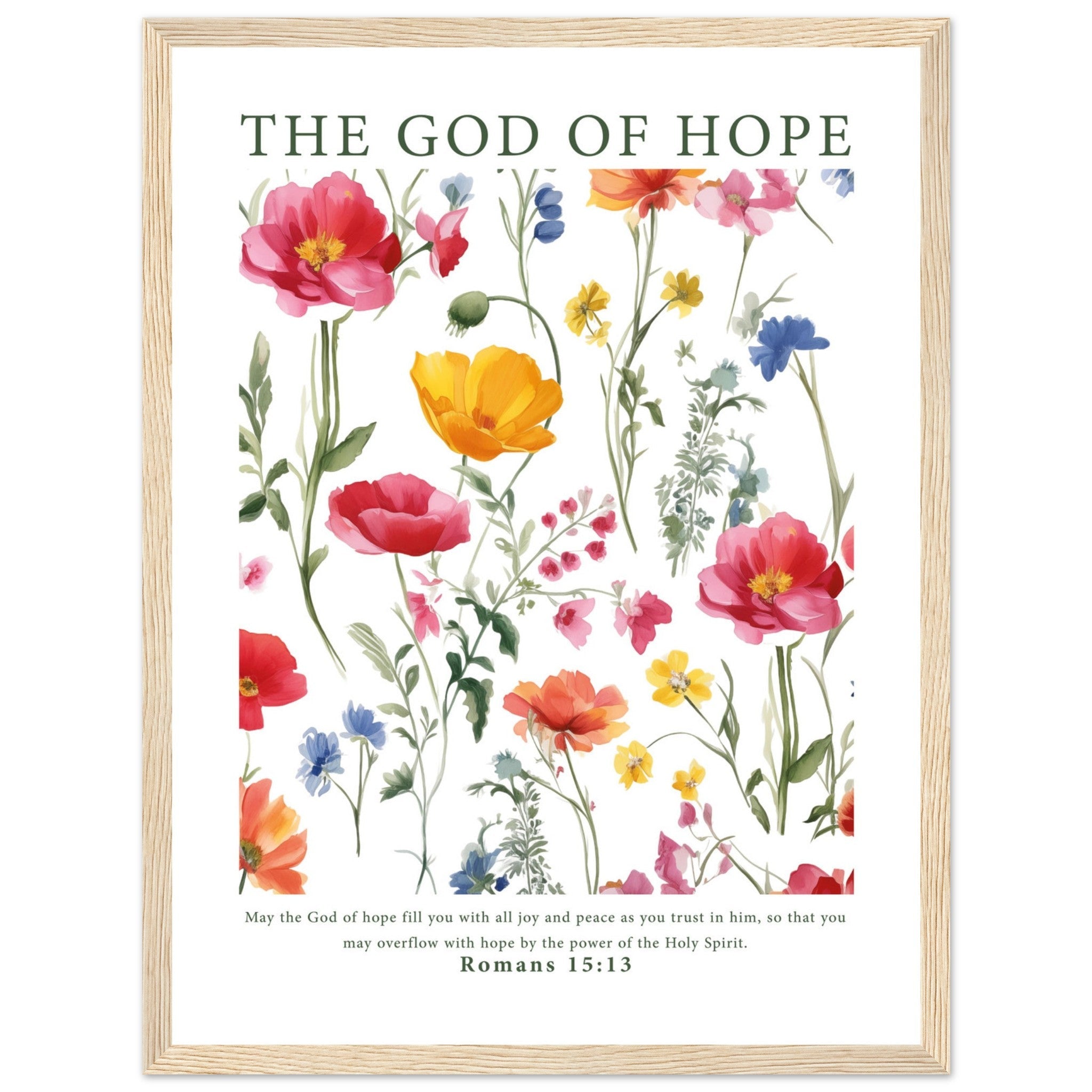'The God Of Hope' Print - The Christian Art Company