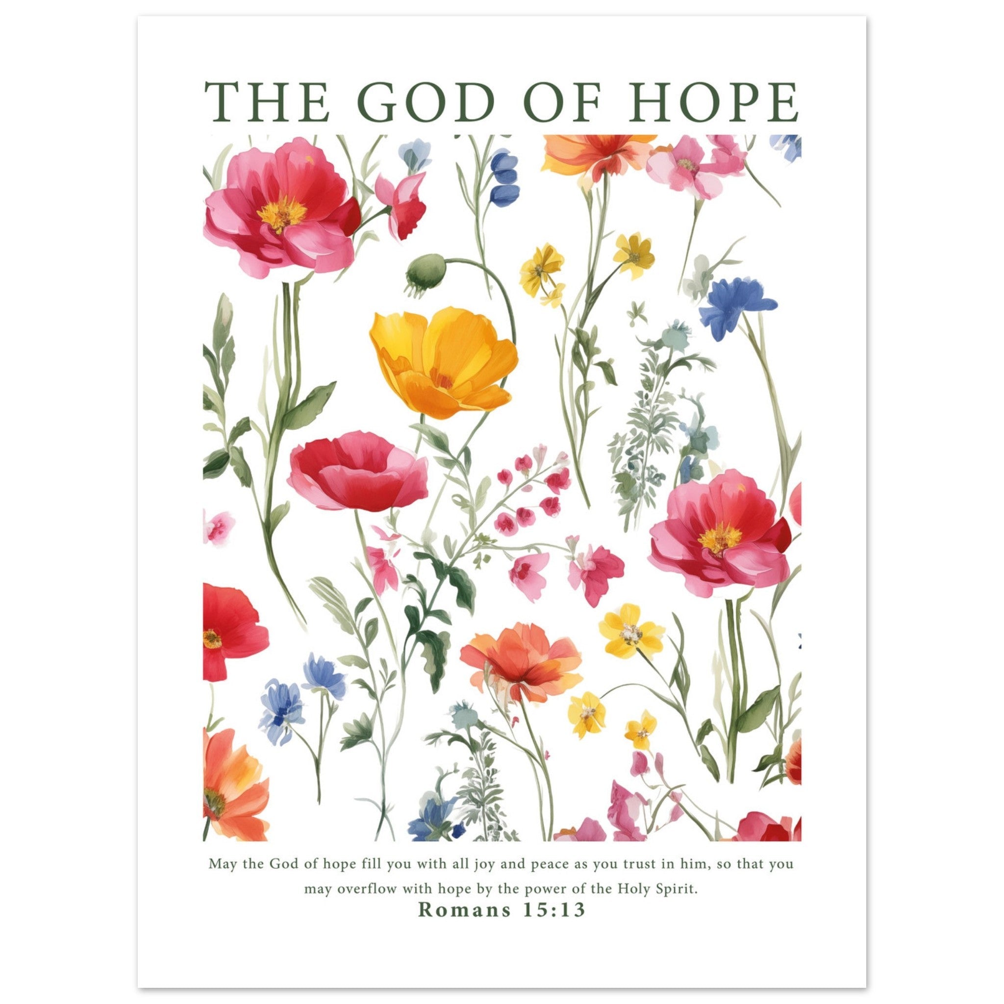 'The God Of Hope' Print - The Christian Art Company