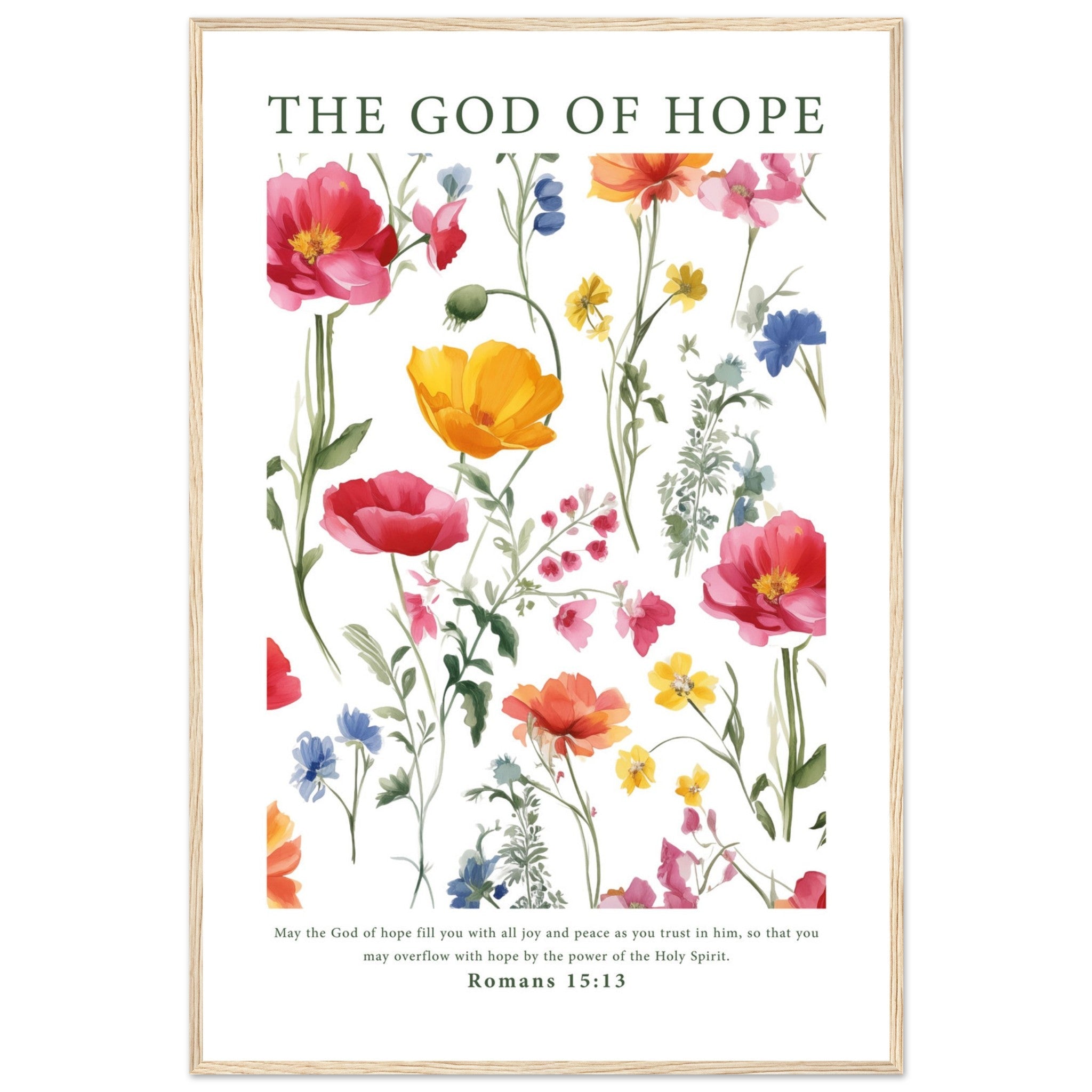 'The God Of Hope' Print - The Christian Art Company