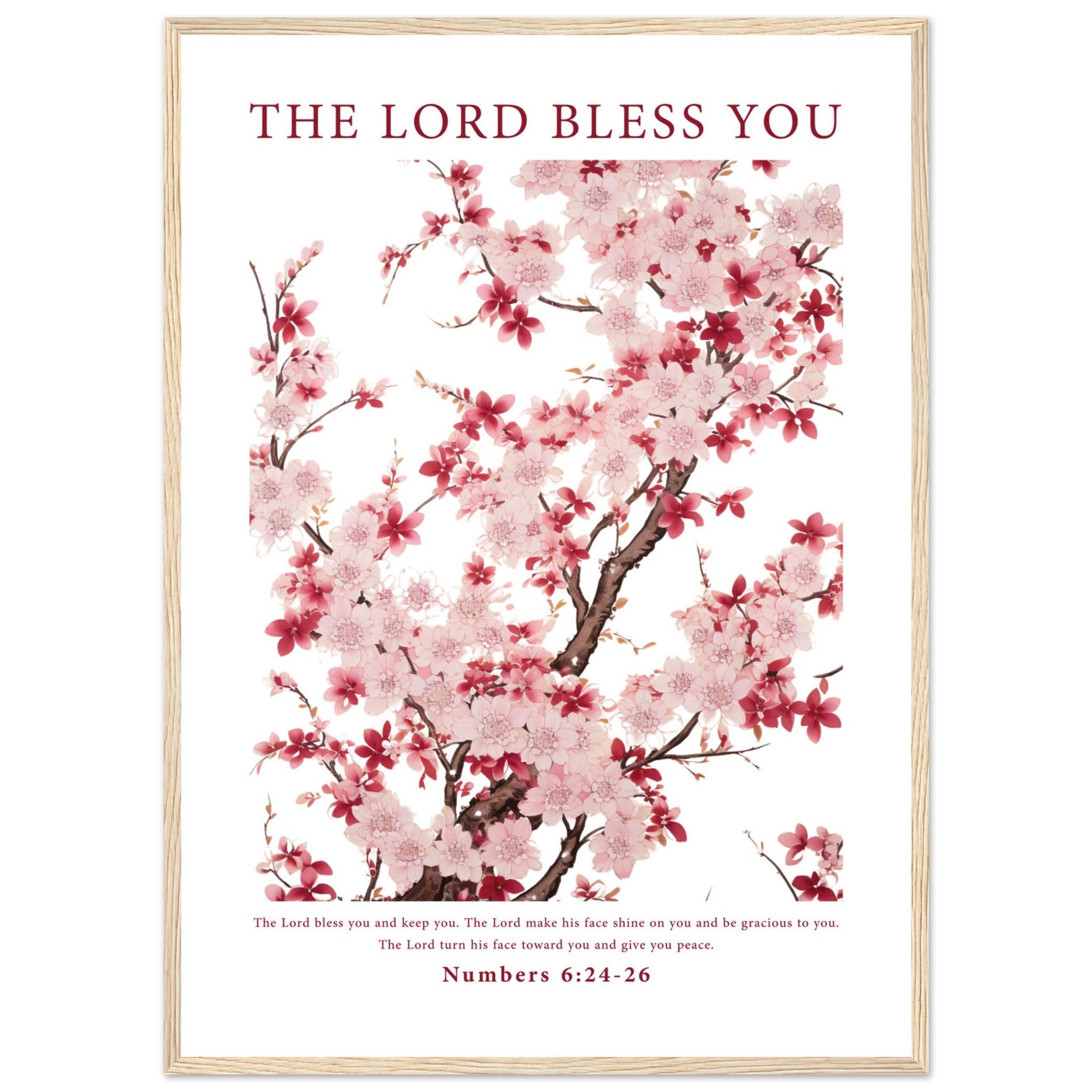 'The Lord Bless You' Print - The Christian Art Company