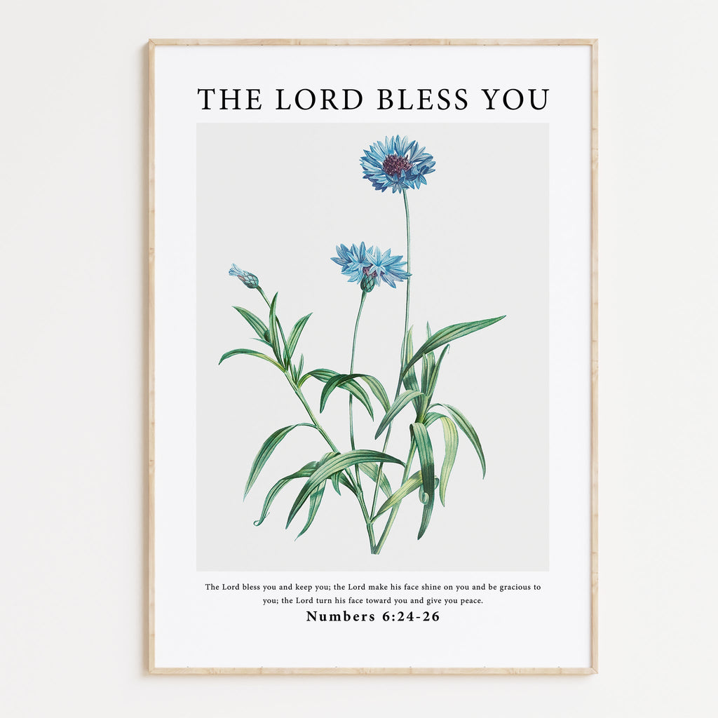 The Lord Bless You Print - The Christian Art Company