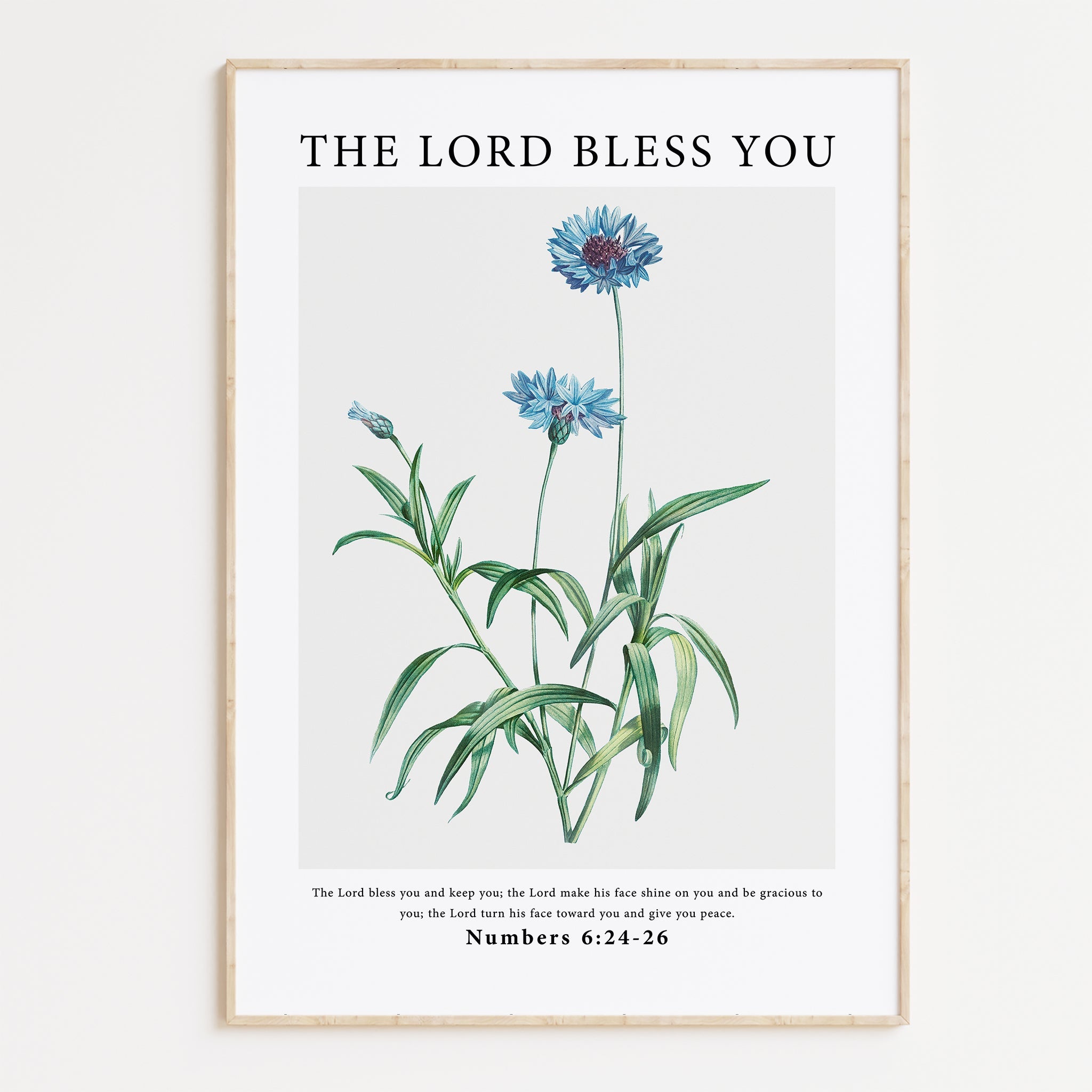 The Lord Bless You Print - The Christian Art Company
