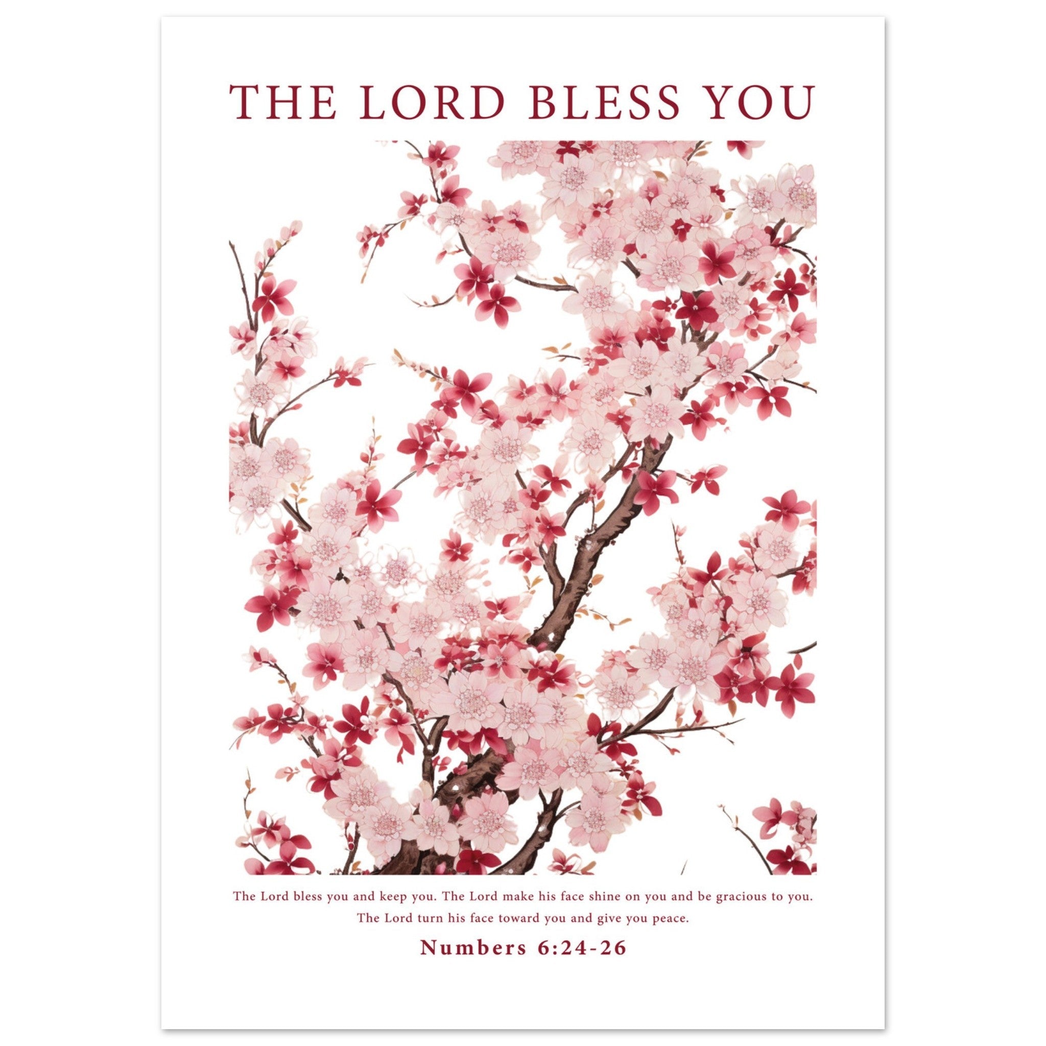 'The Lord Bless You' Print - The Christian Art Company