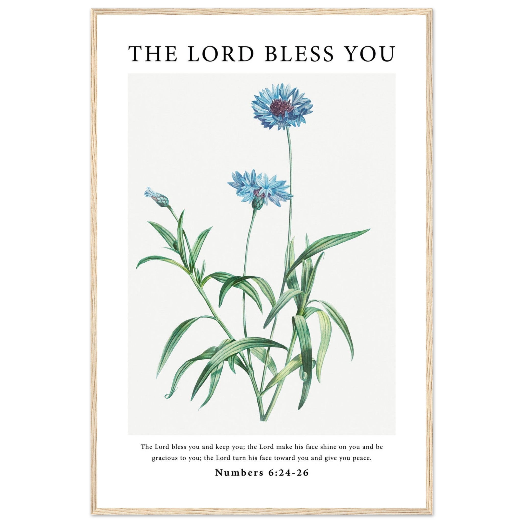 The Lord Bless You Print - The Christian Art Company