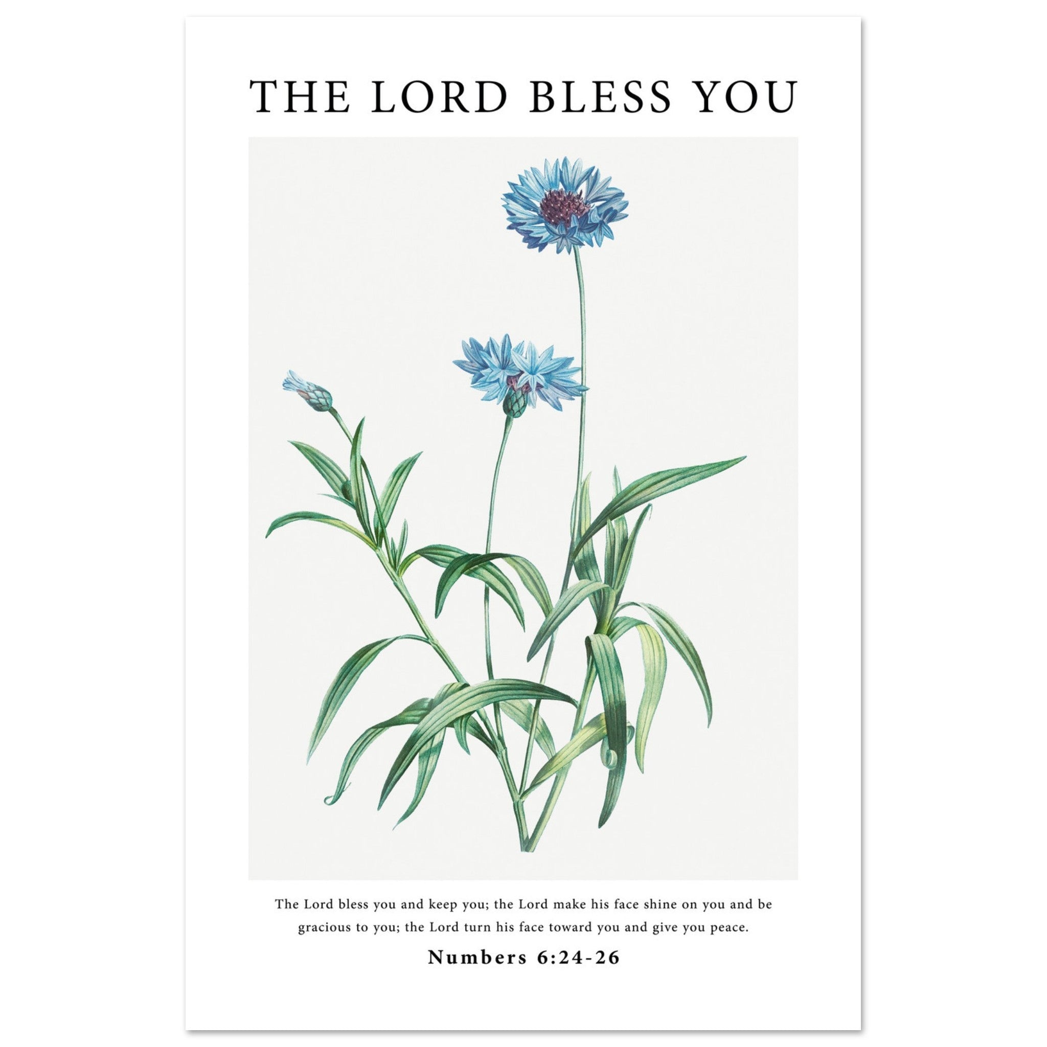 The Lord Bless You Print - The Christian Art Company