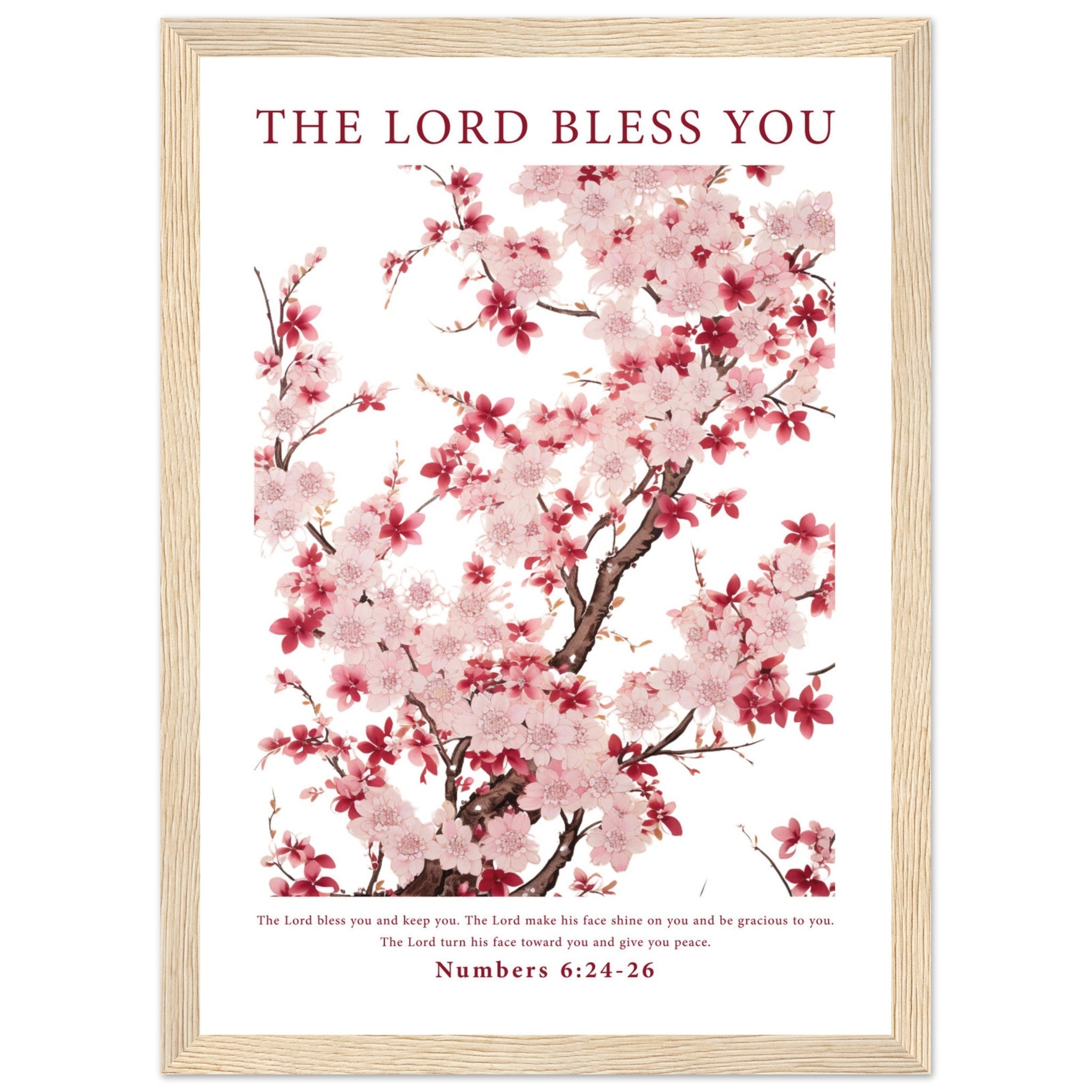 'The Lord Bless You' Print - The Christian Art Company