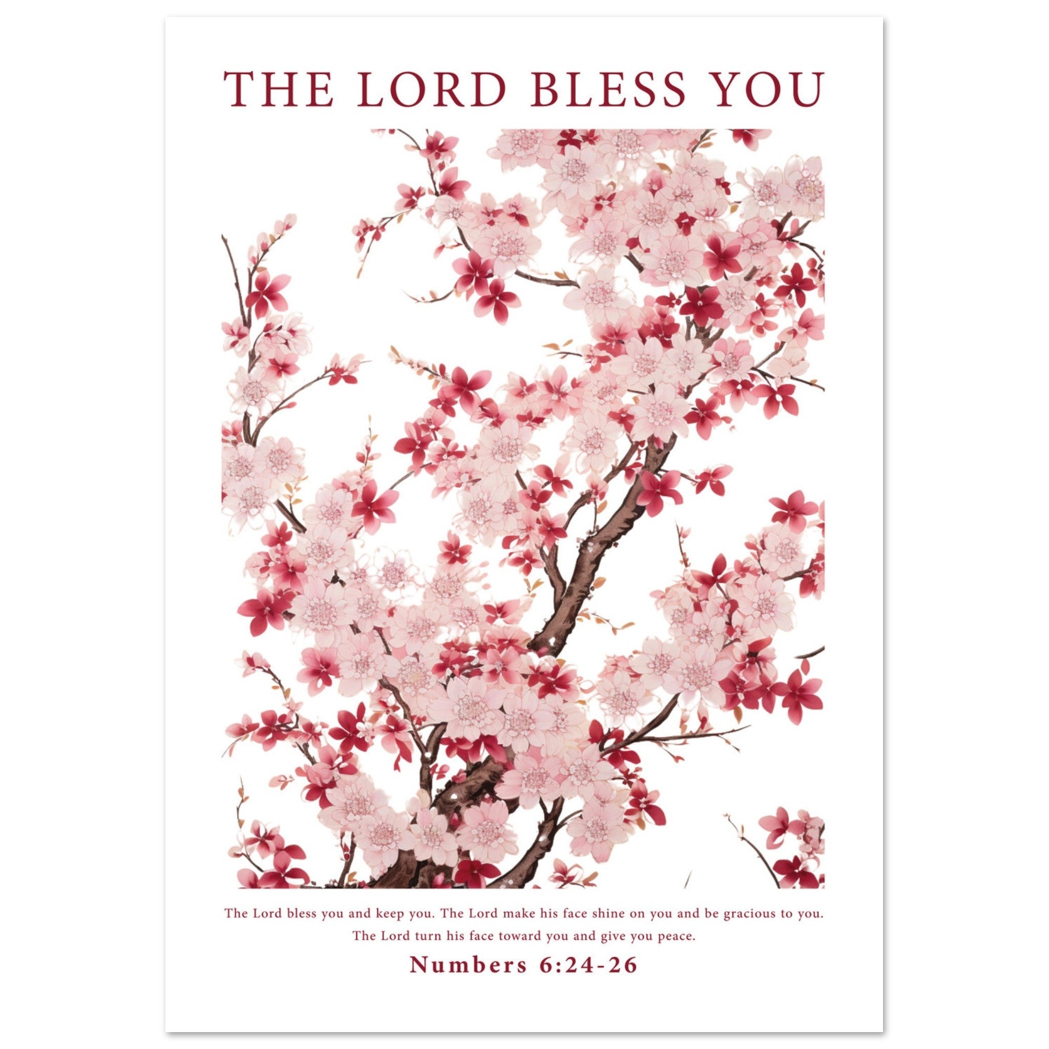 'The Lord Bless You' Print - The Christian Art Company