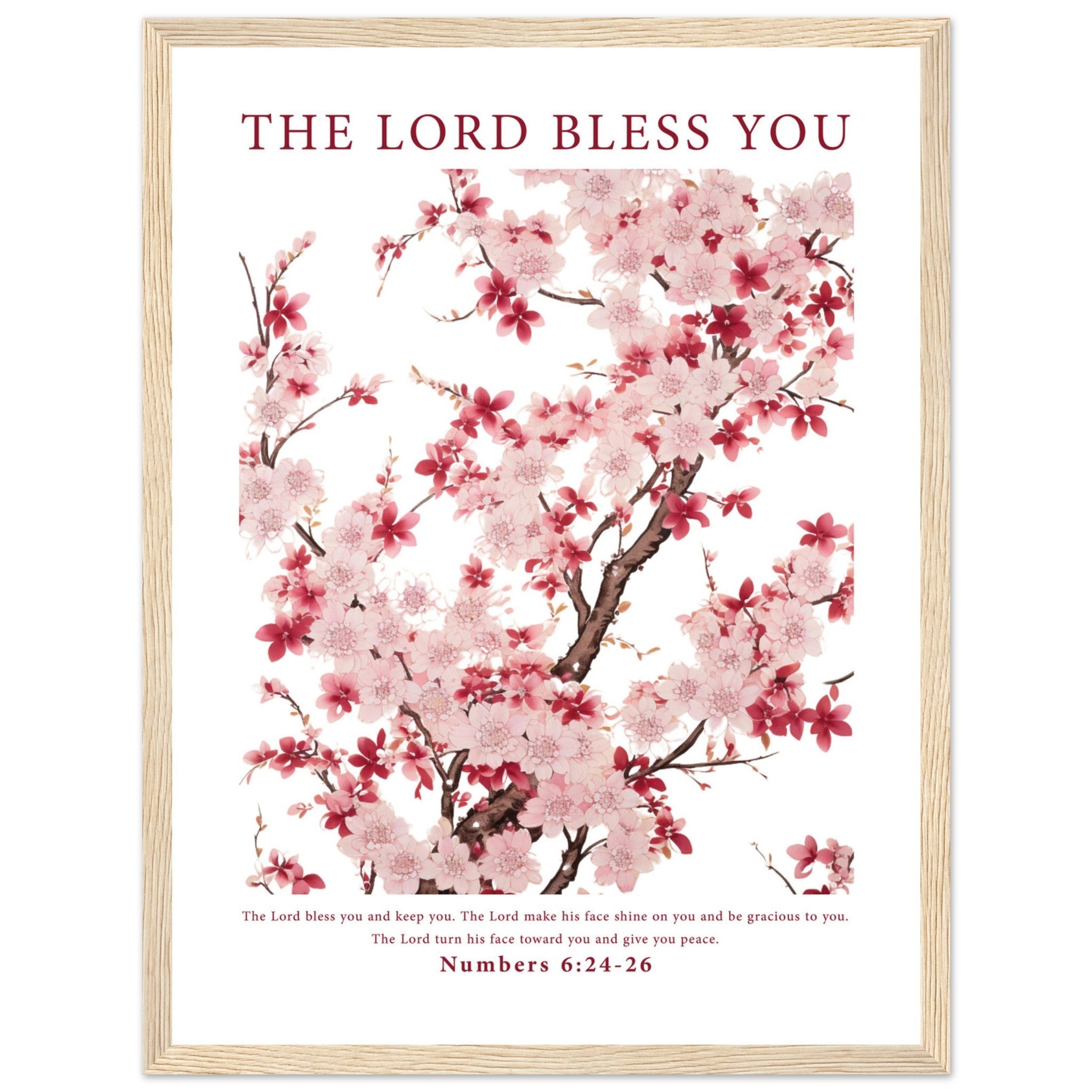 'The Lord Bless You' Print - The Christian Art Company