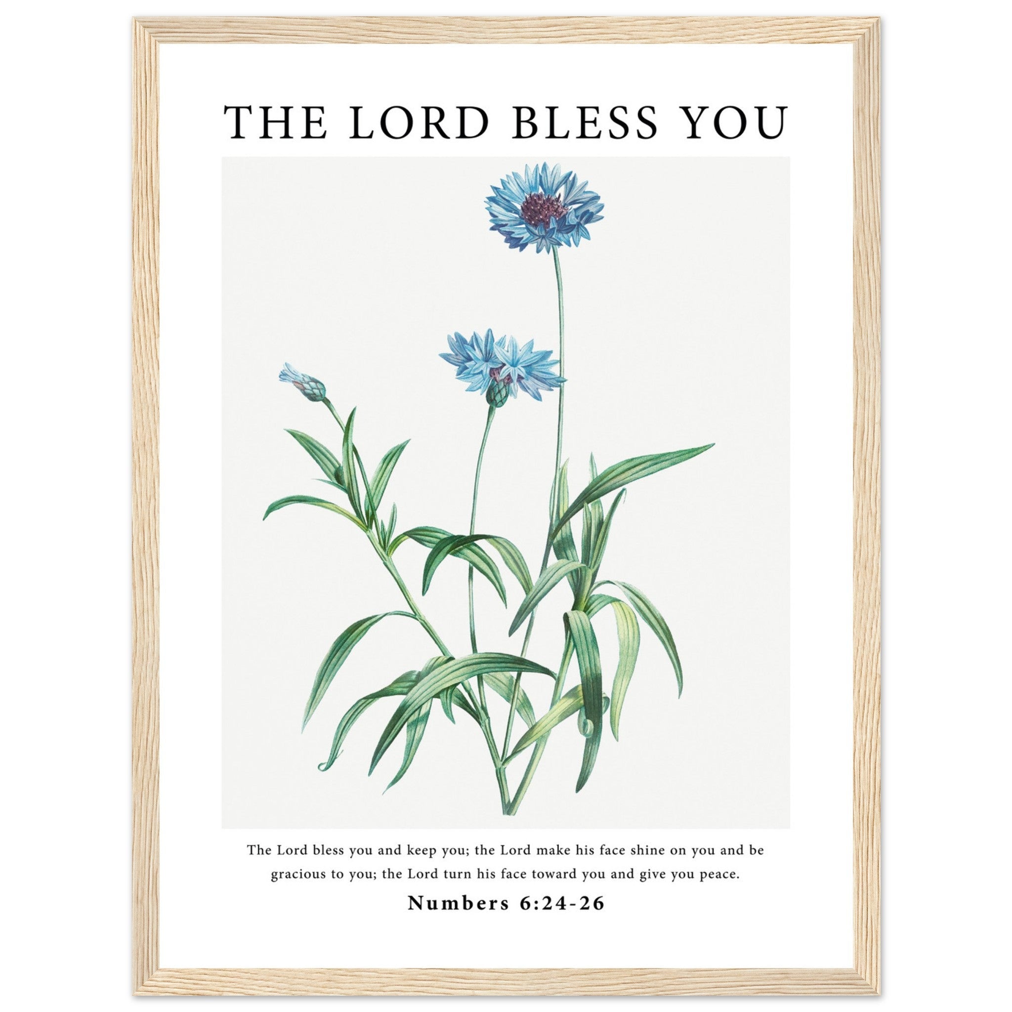 The Lord Bless You Print - The Christian Art Company