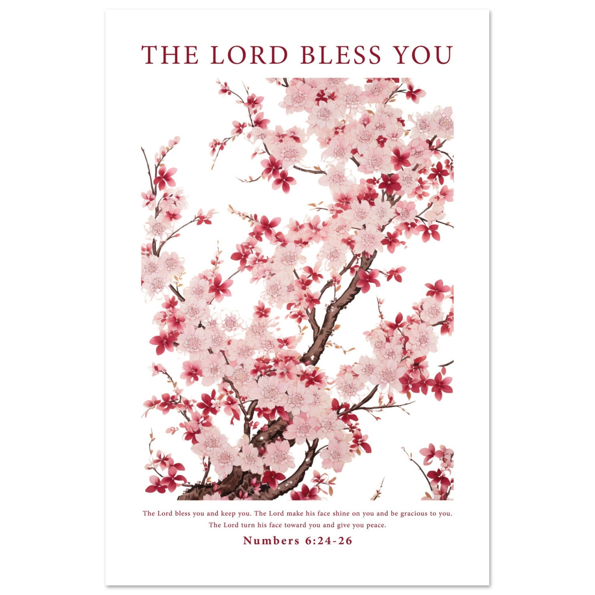 'The Lord Bless You' Print - The Christian Art Company