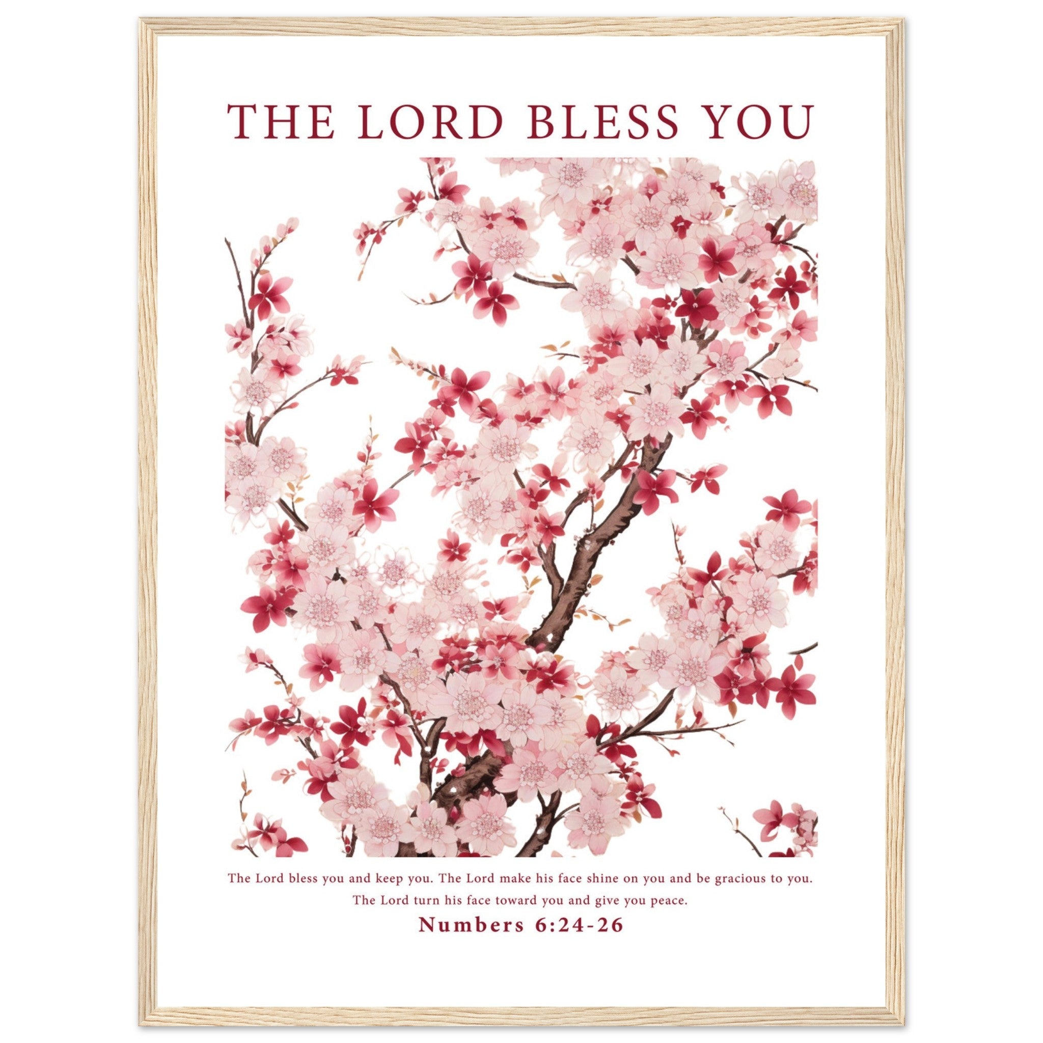 'The Lord Bless You' Print - The Christian Art Company