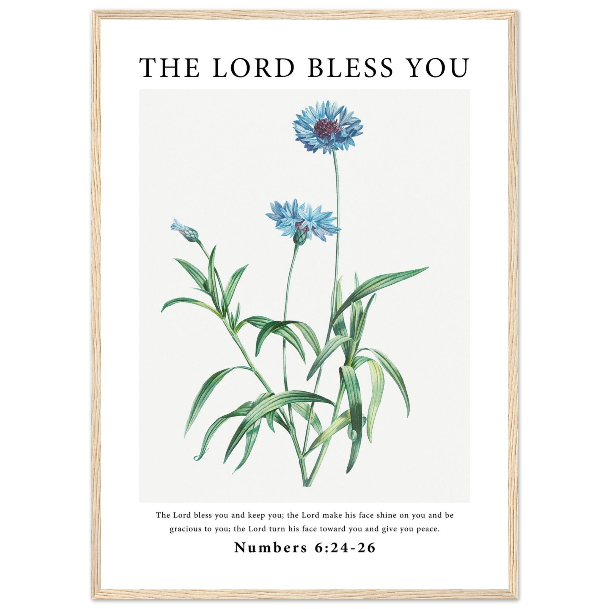 The Lord Bless You Print - The Christian Art Company