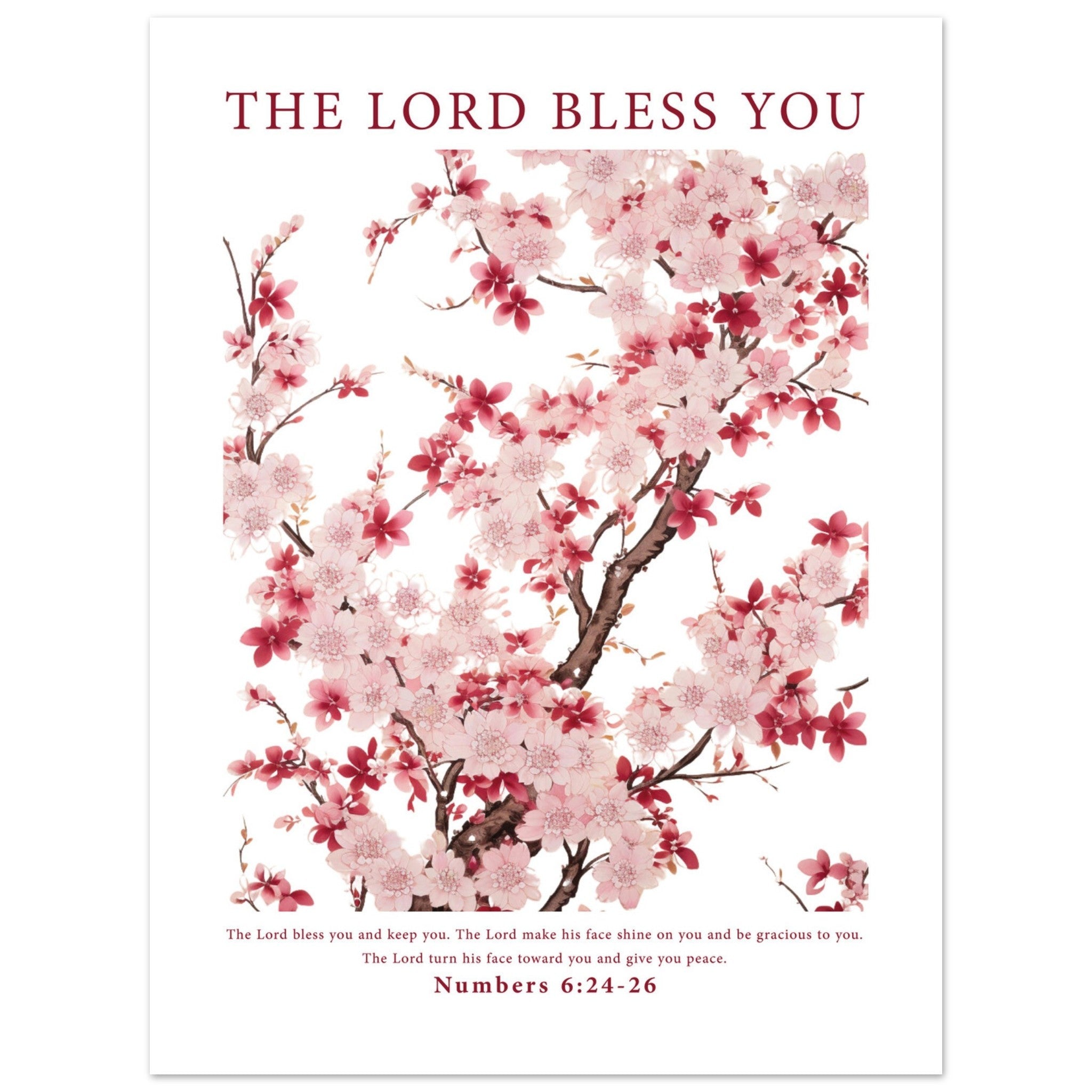 'The Lord Bless You' Print - The Christian Art Company