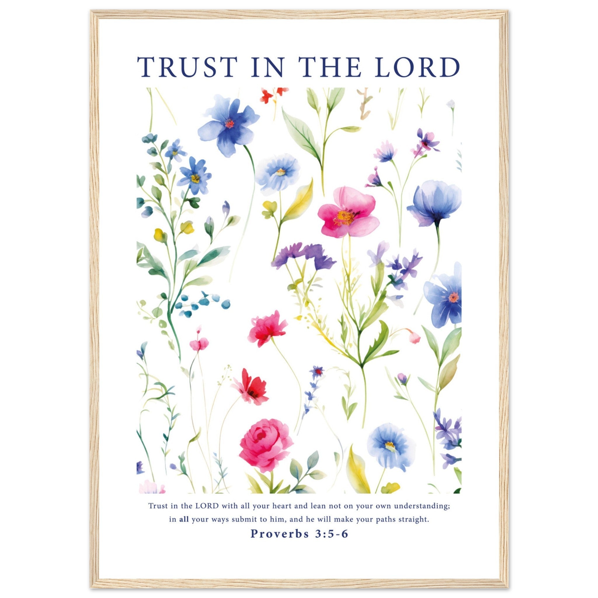 'Trust In The Lord' Print - The Christian Art Company