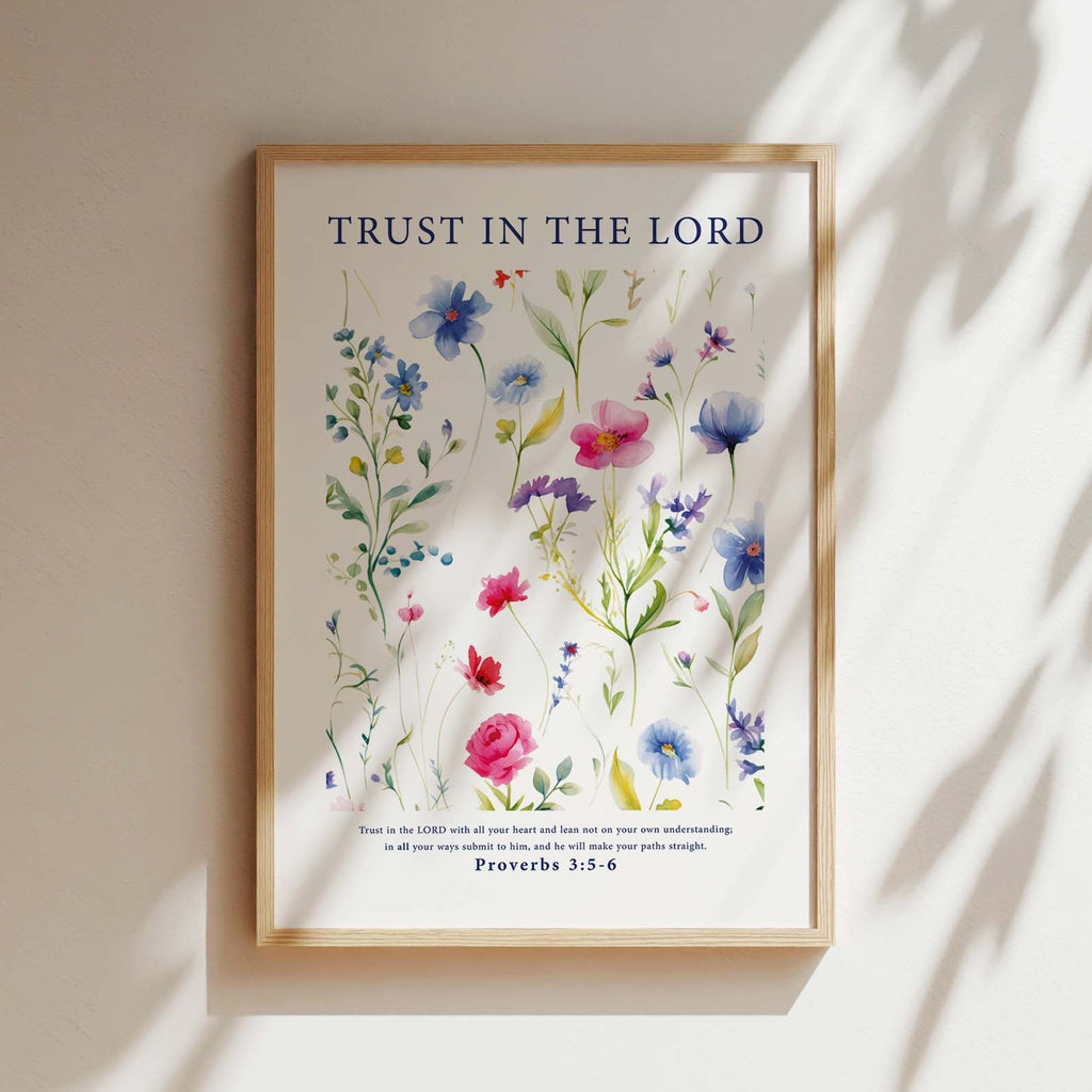 'Trust In The Lord' Print - The Christian Art Company