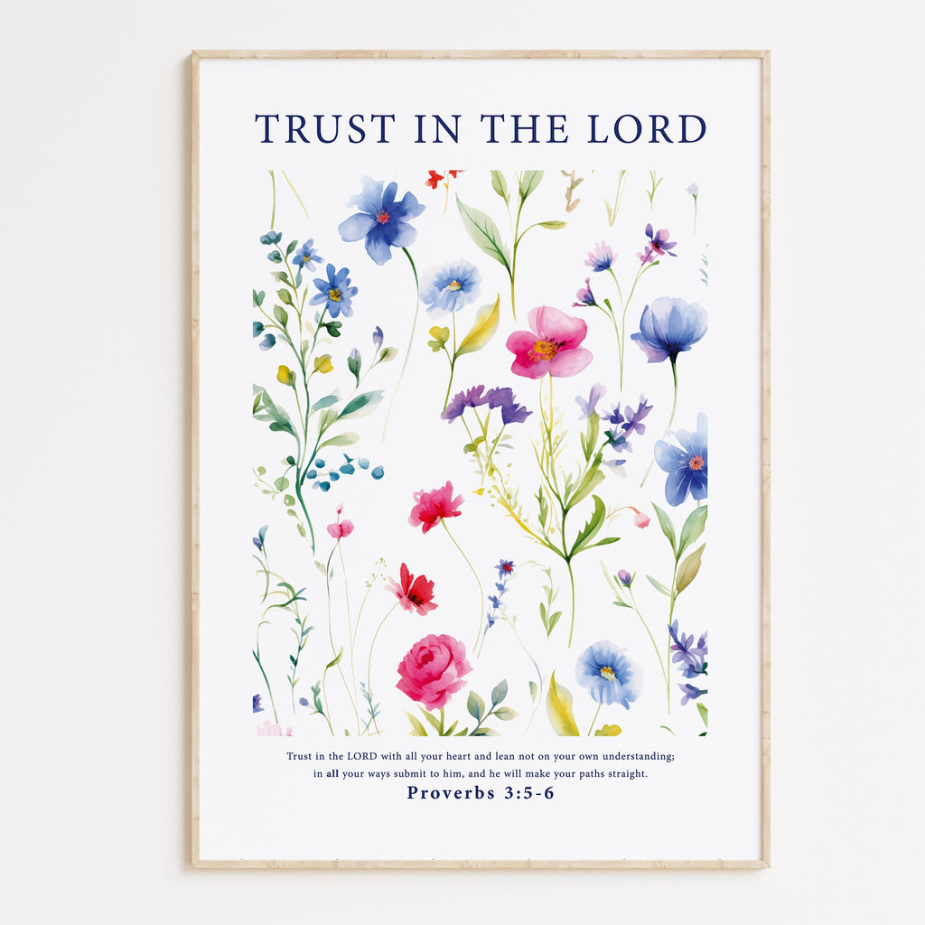 'Trust In The Lord' Print - The Christian Art Company