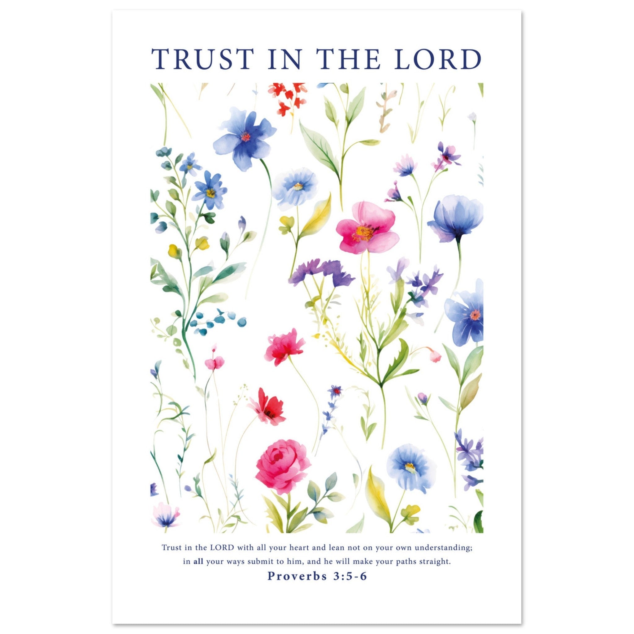 'Trust In The Lord' Print - The Christian Art Company