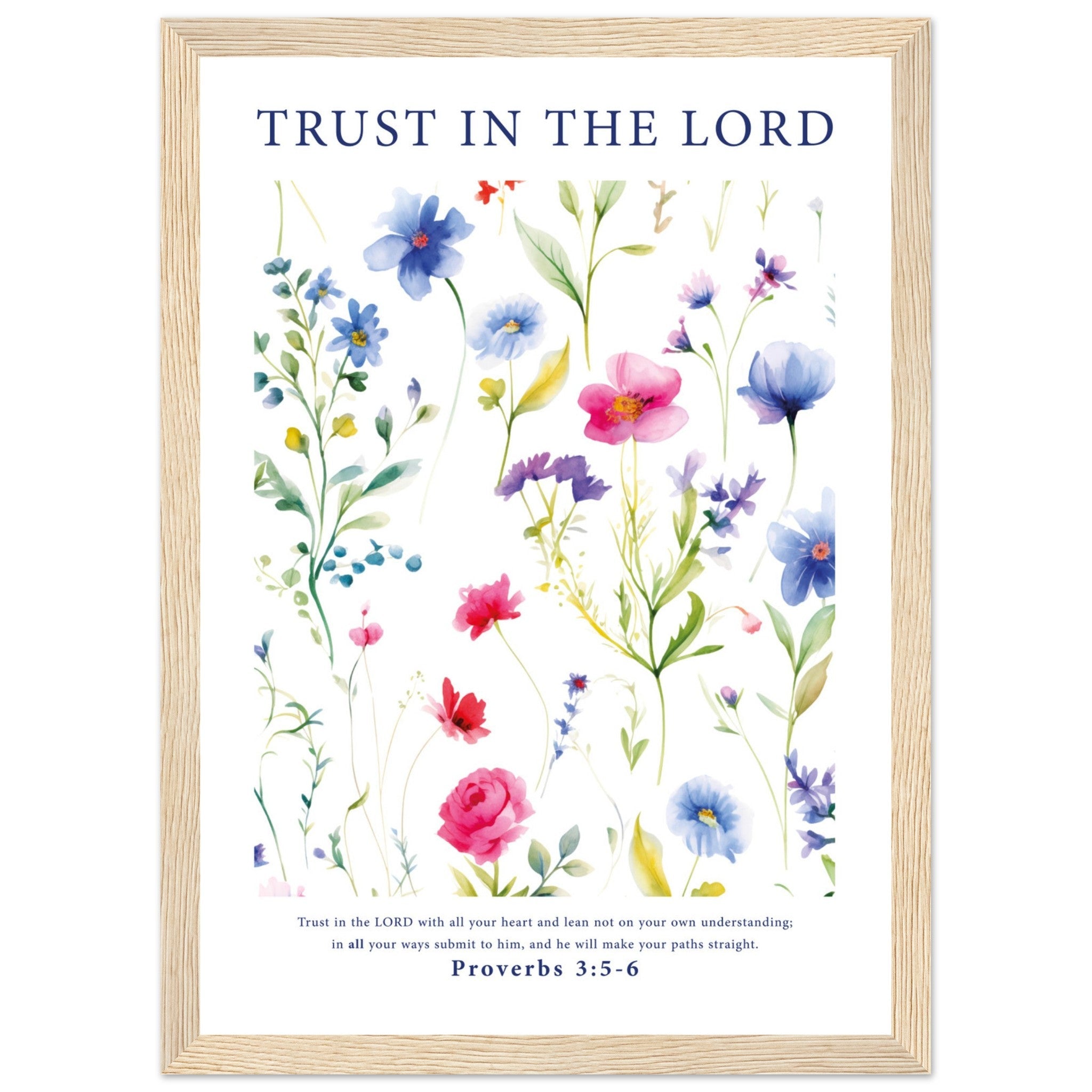 'Trust In The Lord' Print - The Christian Art Company