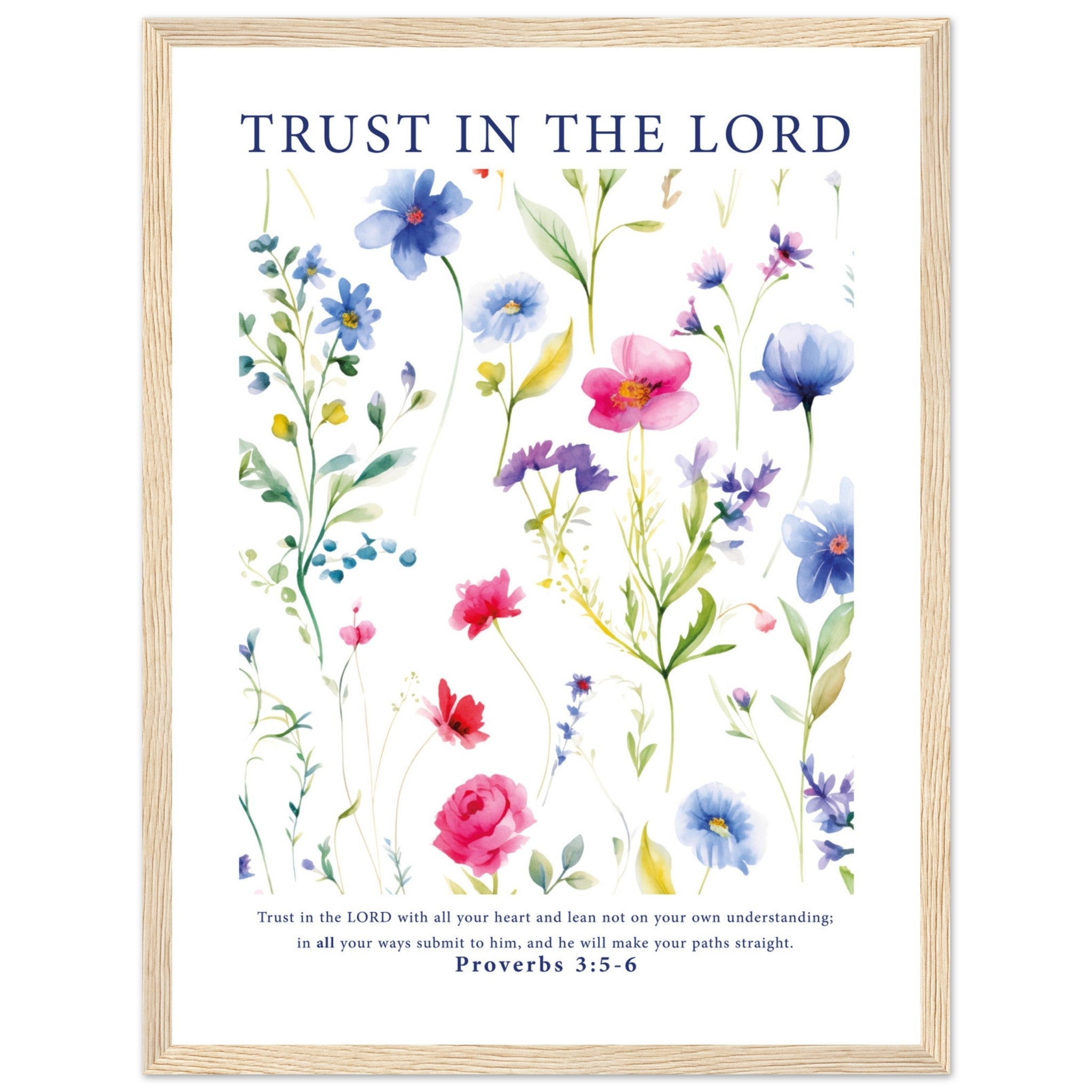'Trust In The Lord' Print - The Christian Art Company