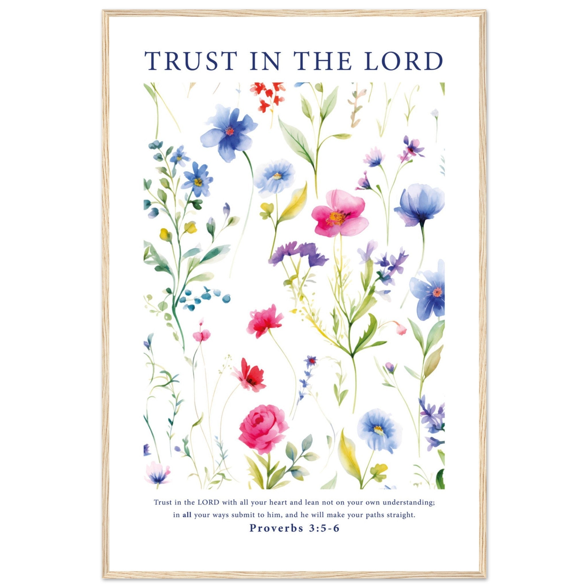 'Trust In The Lord' Print - The Christian Art Company