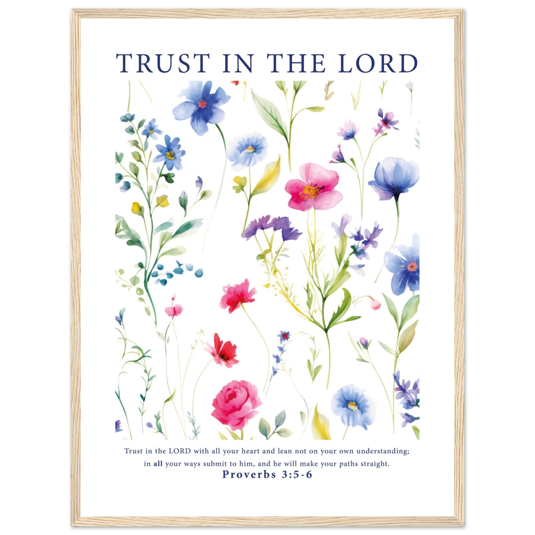 'Trust In The Lord' Print - The Christian Art Company
