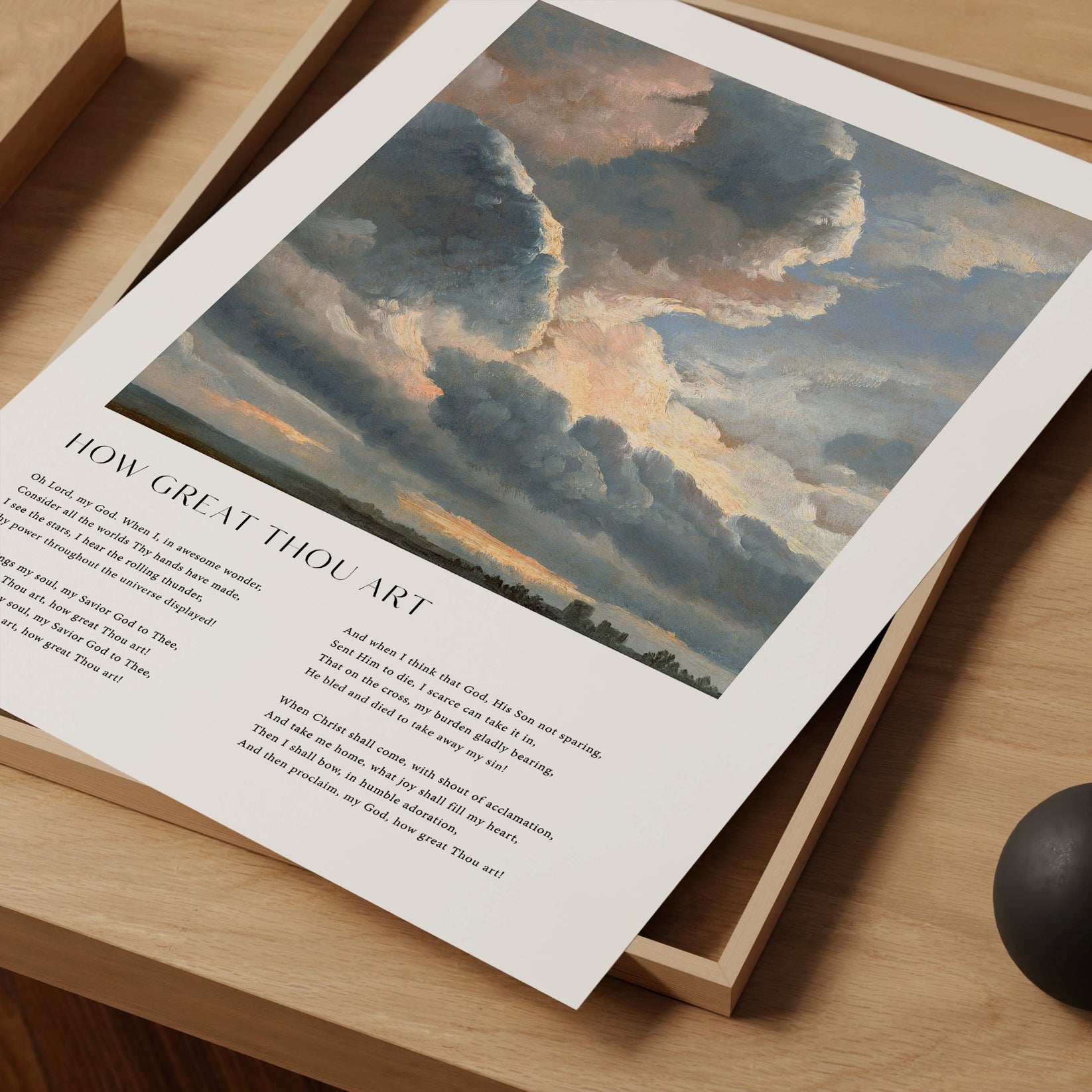 How Great Thou Art Print Christian Wall Art Bible Scripture Decor how-great-thou-art-print-christian-wall-art-bible-scripture-decor